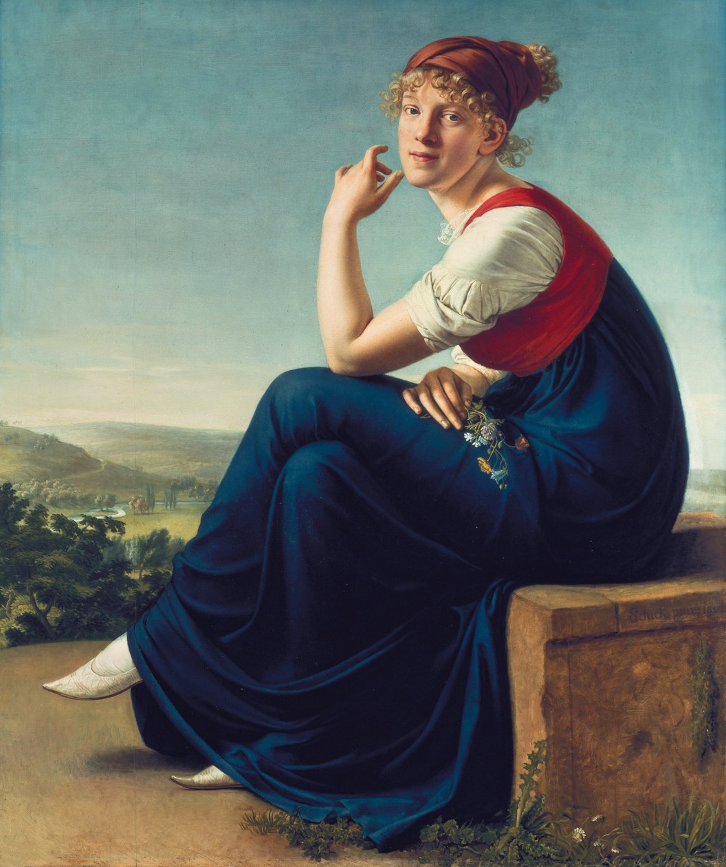 Heinrike Dannecker alkotó: Gottlieb Schick