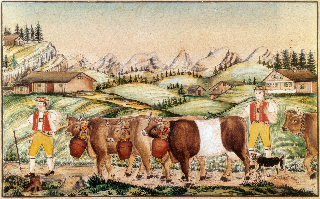 Alpfahrt von Gottlieb Feurer