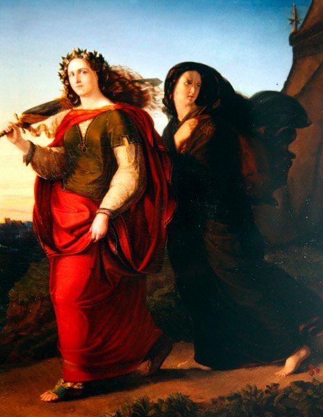 Judith hazatér Holofernész meggyilkolása után, 1830 körül (olaj, vászon) alkotó: Gottlieb Heinrich von Schroeter