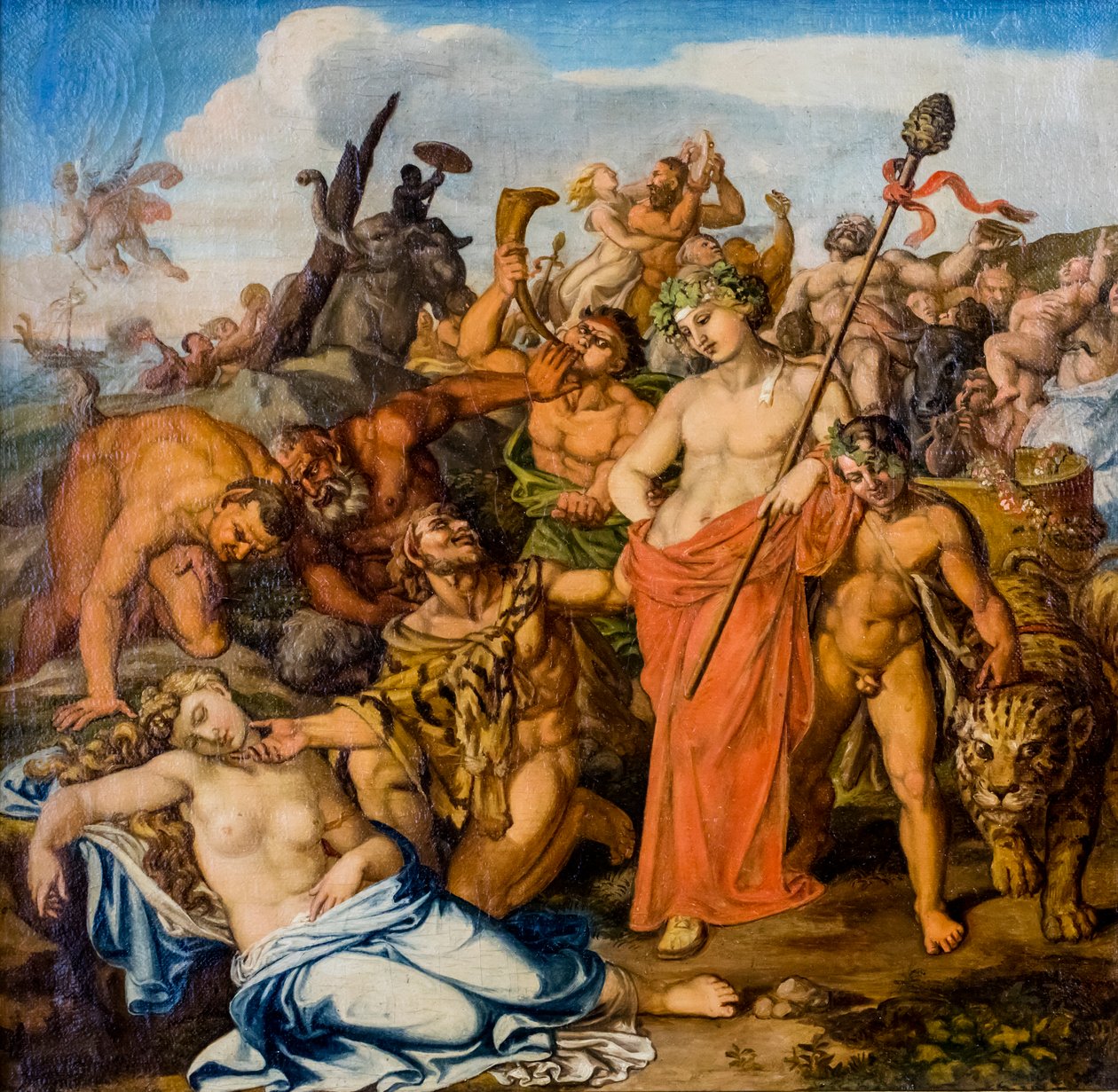 Bacchus és Ariadné alkotó: Gottlieb Schick