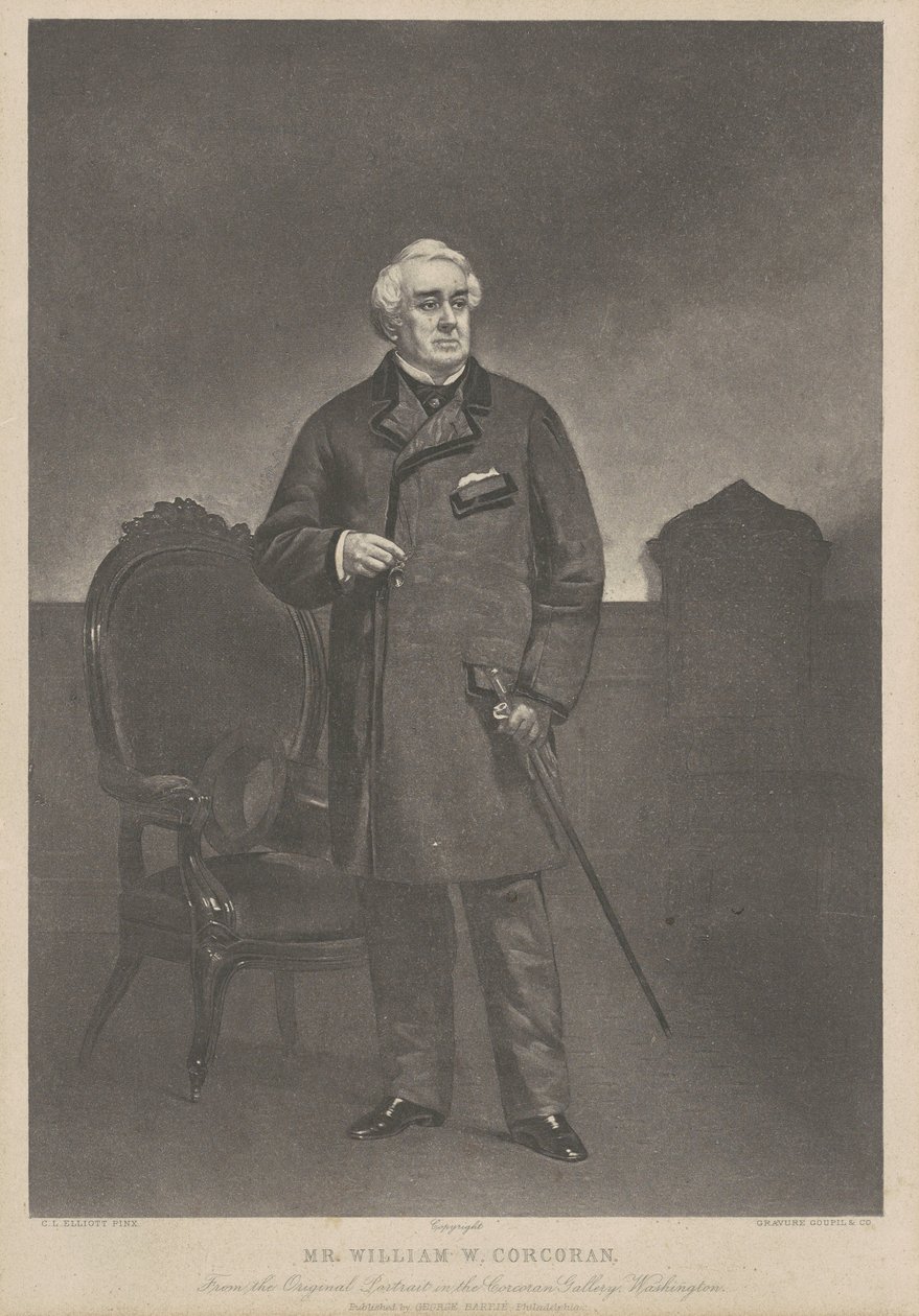 Mr. William W. Corcoran alkotó: Goupil and Company, after Charles Loring Elliott