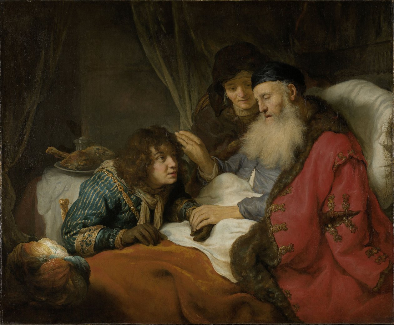Izsák megáldja Jákobot, 1638 körül alkotó: Govaert Flinck