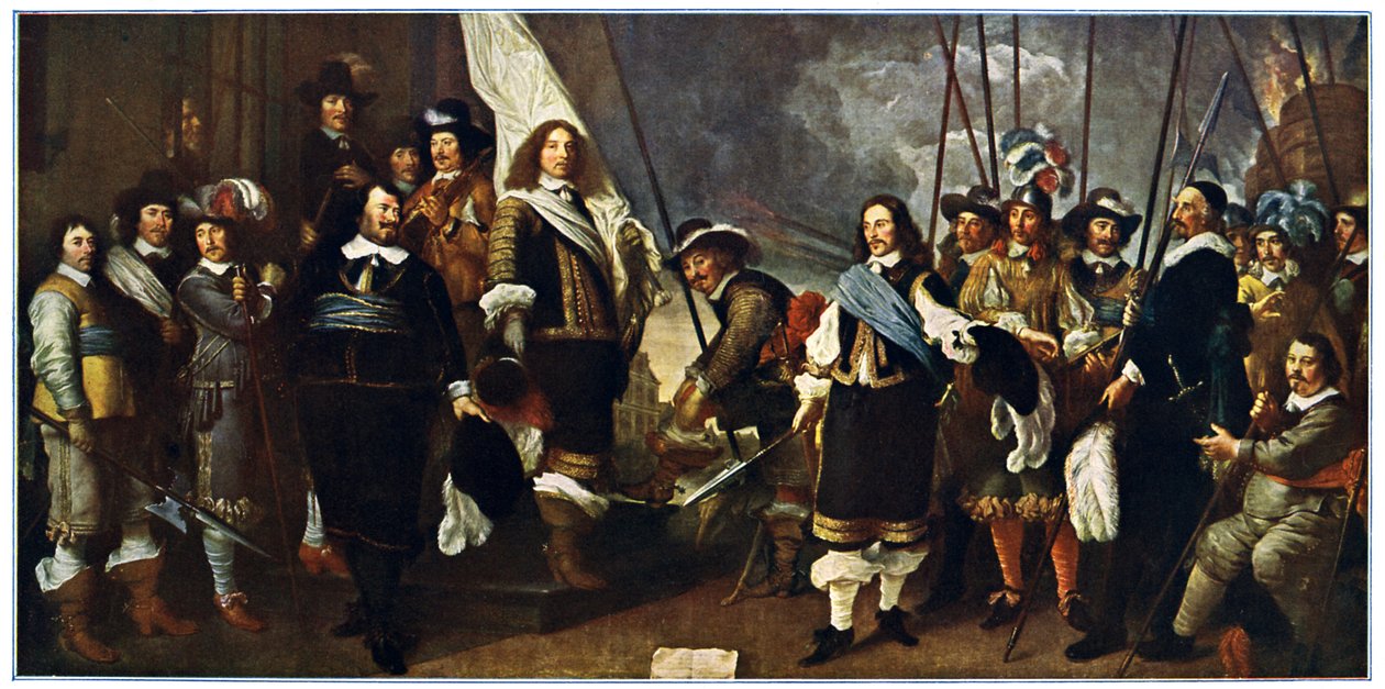 A vesztfáliai béke ünnepe Amszterdamban alkotó: Govaert attr. to Flinck