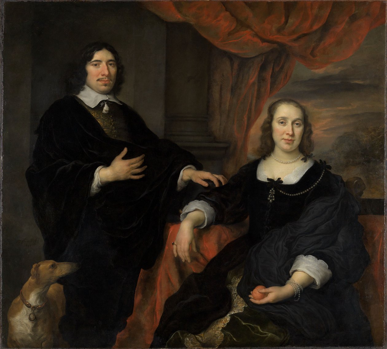 Egy házaspár portréja alkotó: Govaert Flinck