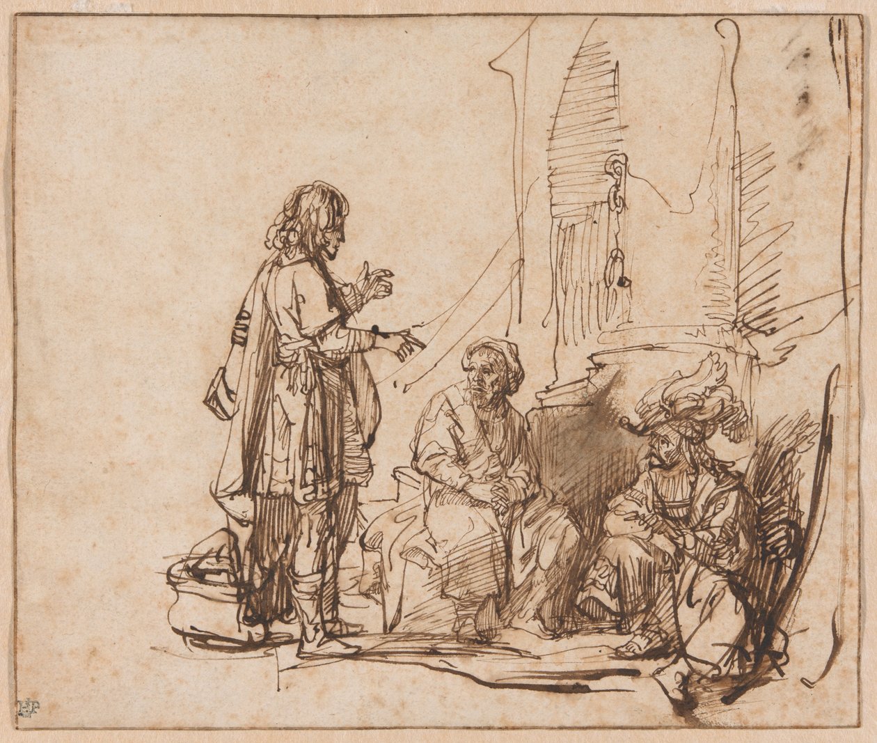 József értelmezi a foglyok álmait alkotó: Govaert Flinck