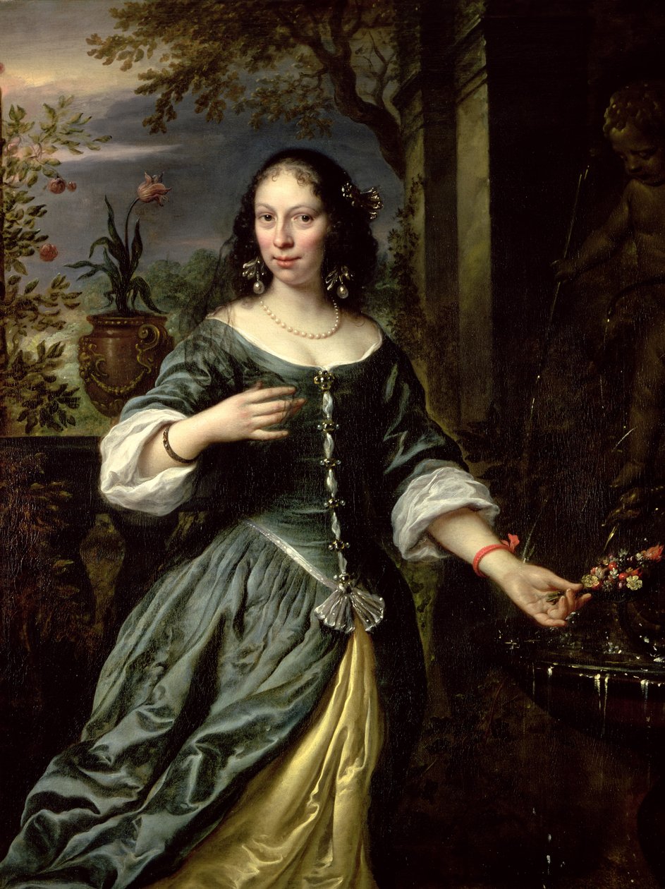 Margaretha Tulp menyasszonyi portréja, 1655 alkotó: Govaert Flinck