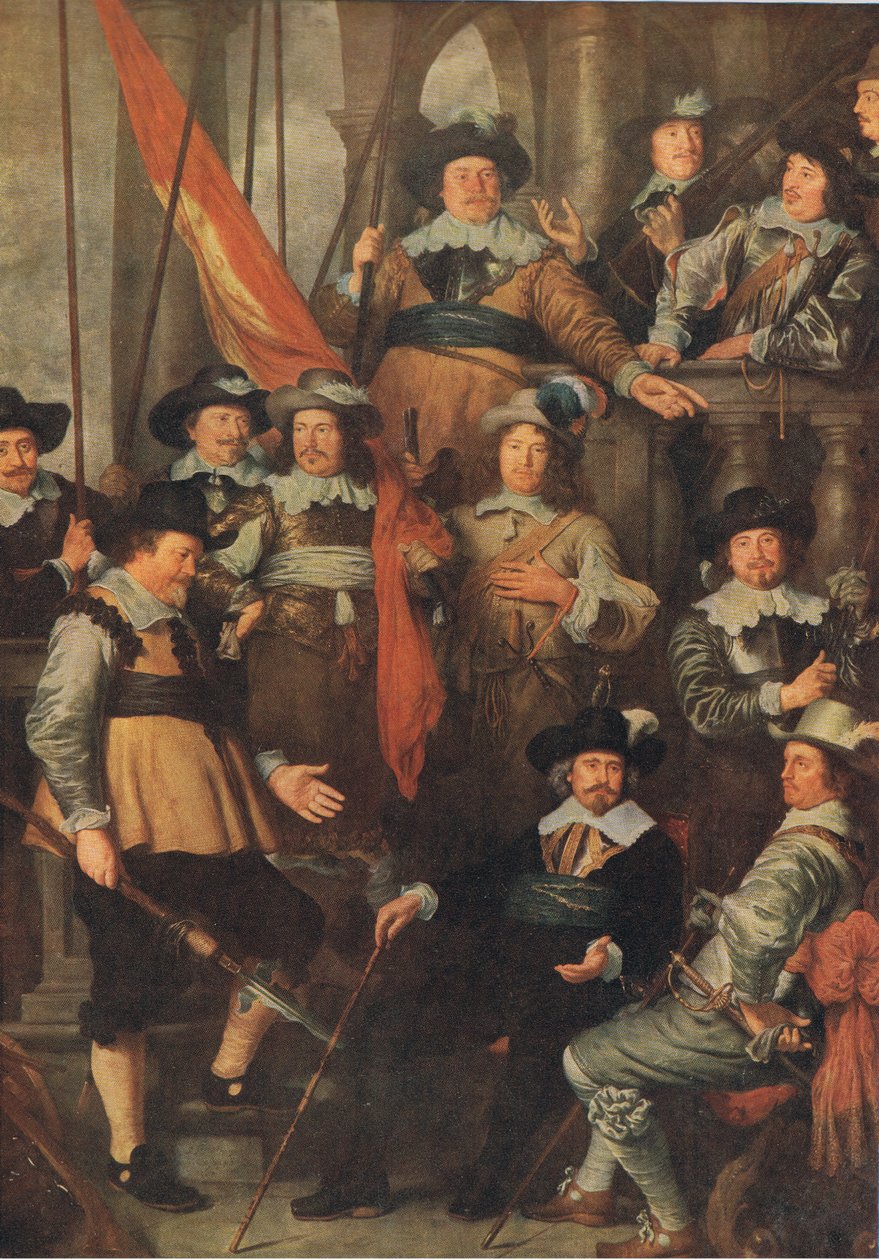 Az amszterdami polgárőrség társasága 1645, Bibbys Annual, 1916-17 alkotó: Govaert Flinck