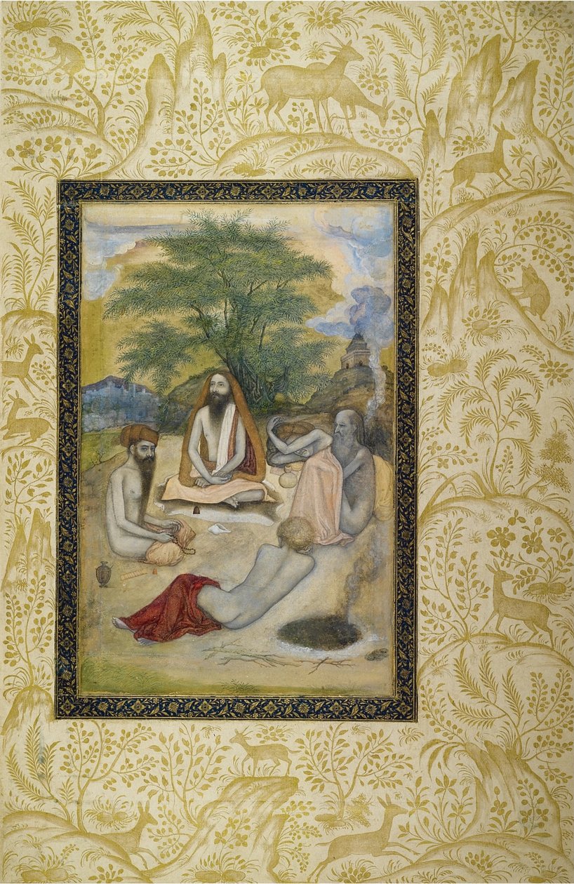 Öt szent ember, egy levél a Szentpétervári Albumból alkotó: Govardhan