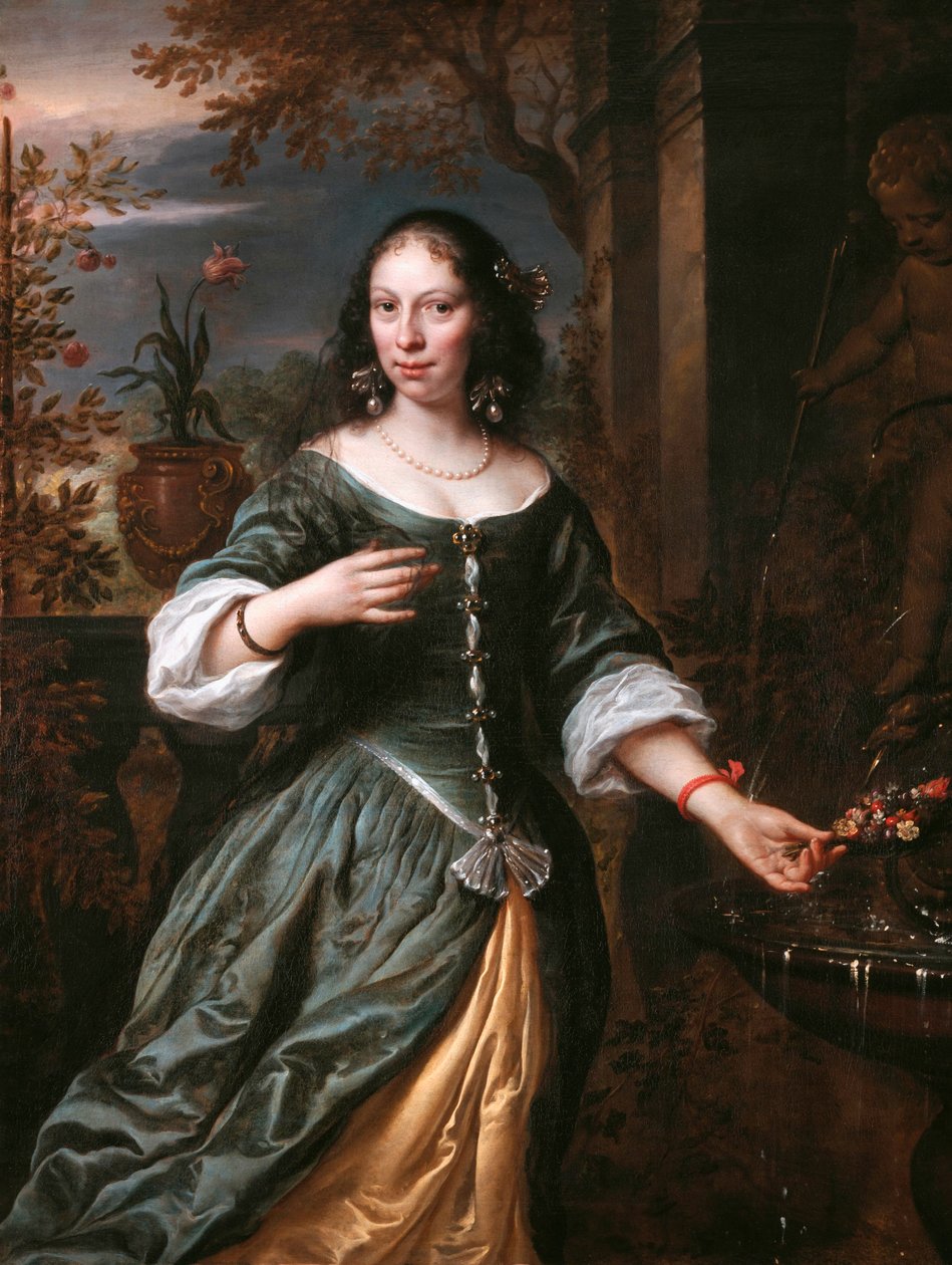Susanna van Baerle portréja (1622-1674) alkotó: Govert Flinck