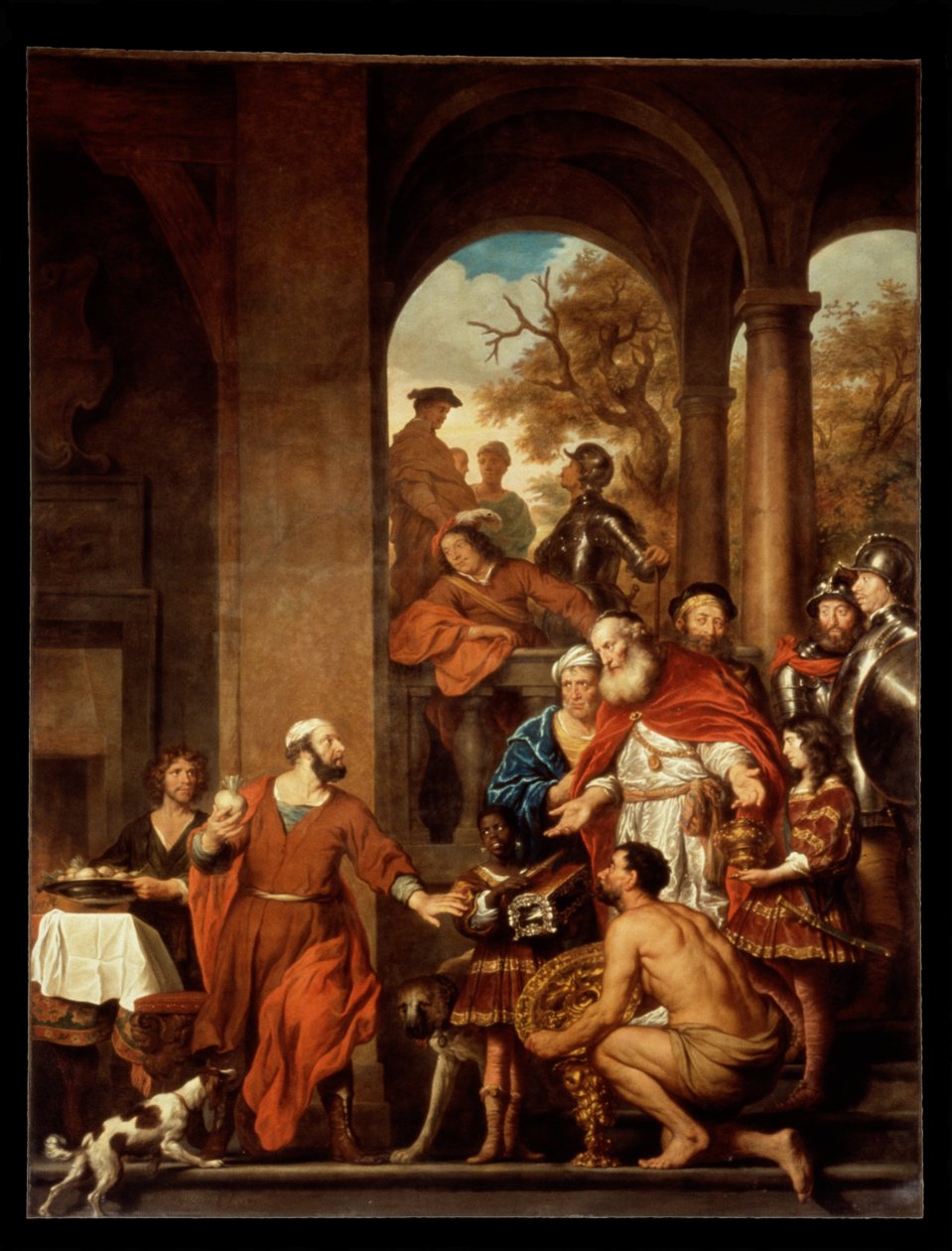 A megvesztegethetetlen konzul Marcus Curius Dentatus alkotó: Govert Flinck
