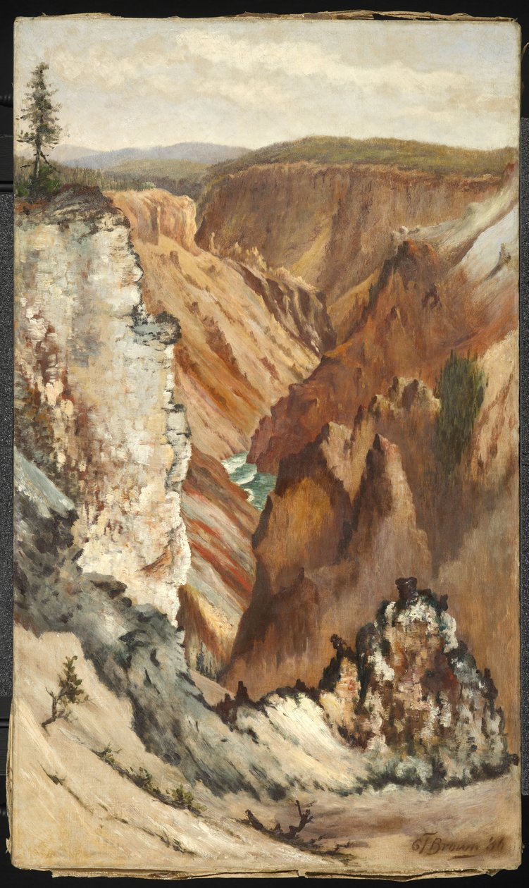 Kilátás a Yosemite-völgyre, 1886 alkotó: Grafton Tyler Brown