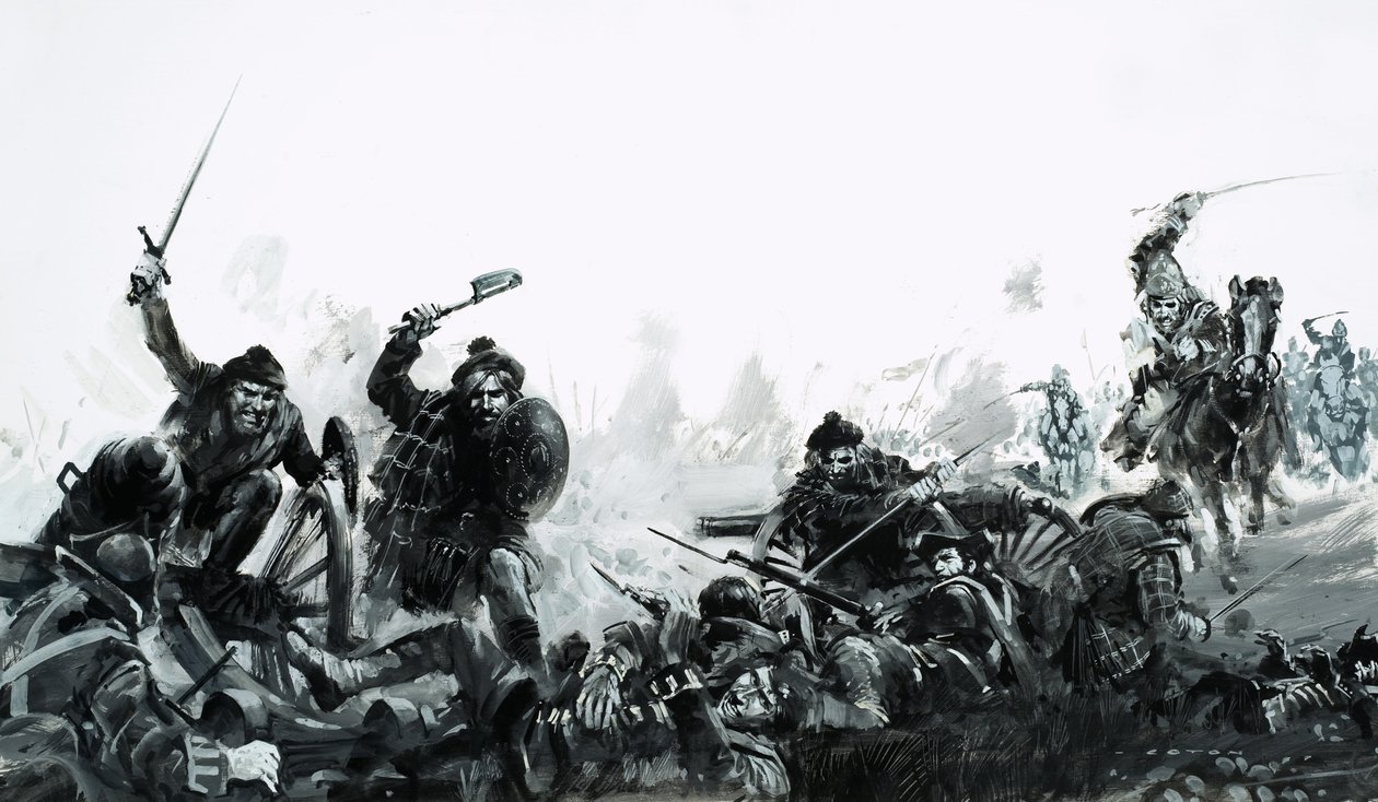 A cullodeni csata alkotó: Graham Coton