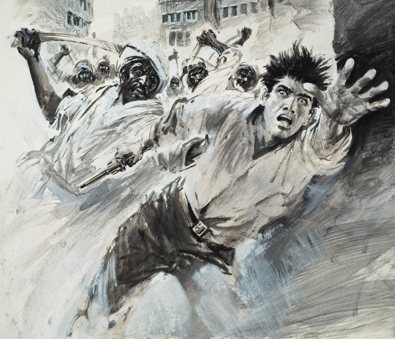 William Robinson, Egy amerikai utazó (gouache, papír) alkotó: Graham Coton