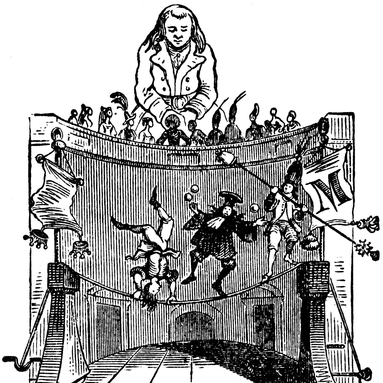 Illusztráció a Jonathan Swift által írt Gulliver utazásaihoz alkotó: Grandville (1803 47)