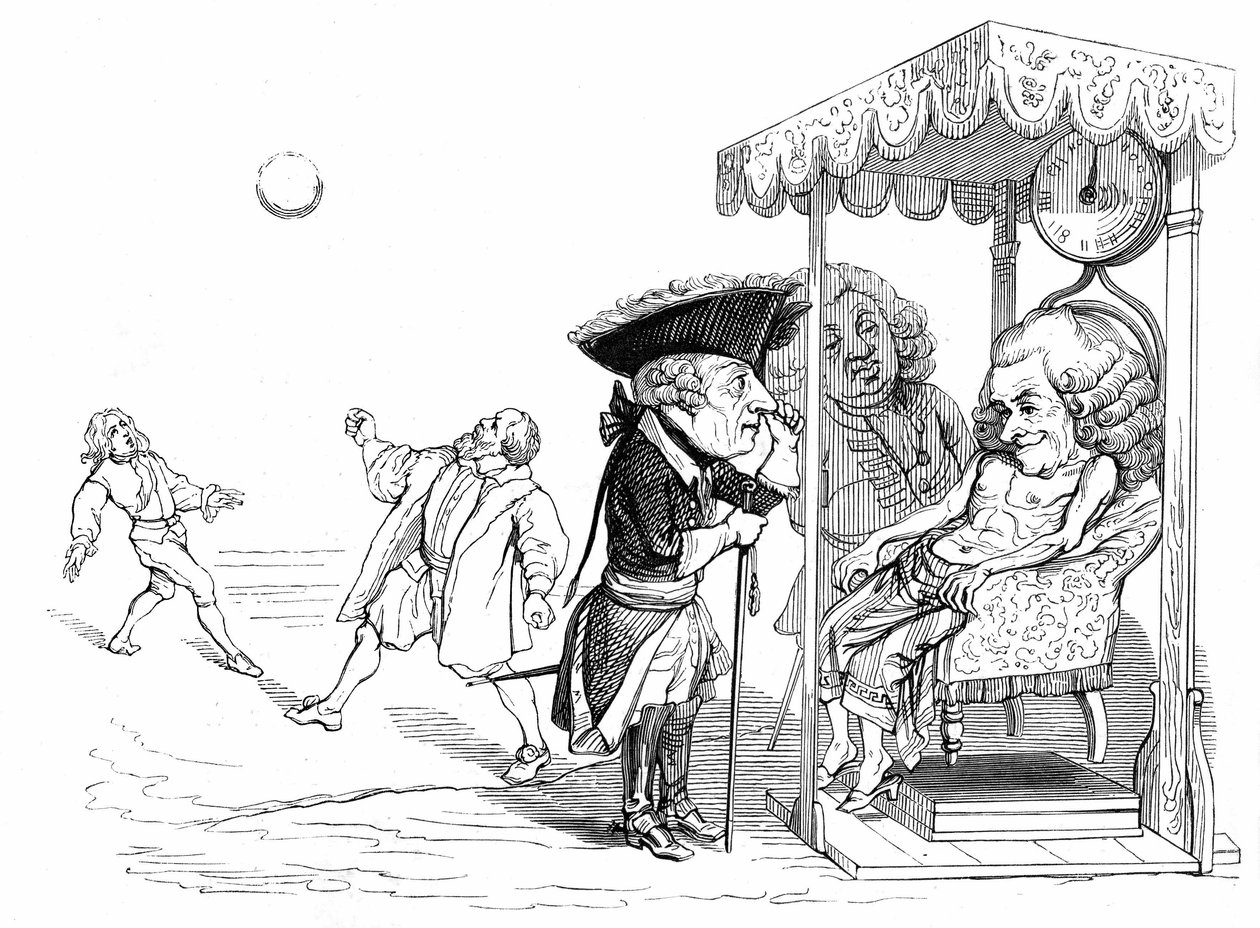 Illusztráció Henri Fournier "Un Autre Monde" című regényéhez. alkotó: Grandville (1803 47)