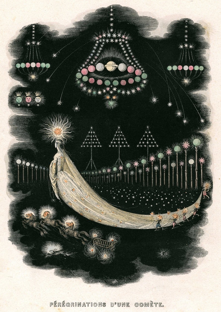 Illusztráció Henri Fournier "Un Autre Monde" című regényéhez. alkotó: Grandville (1803 47)