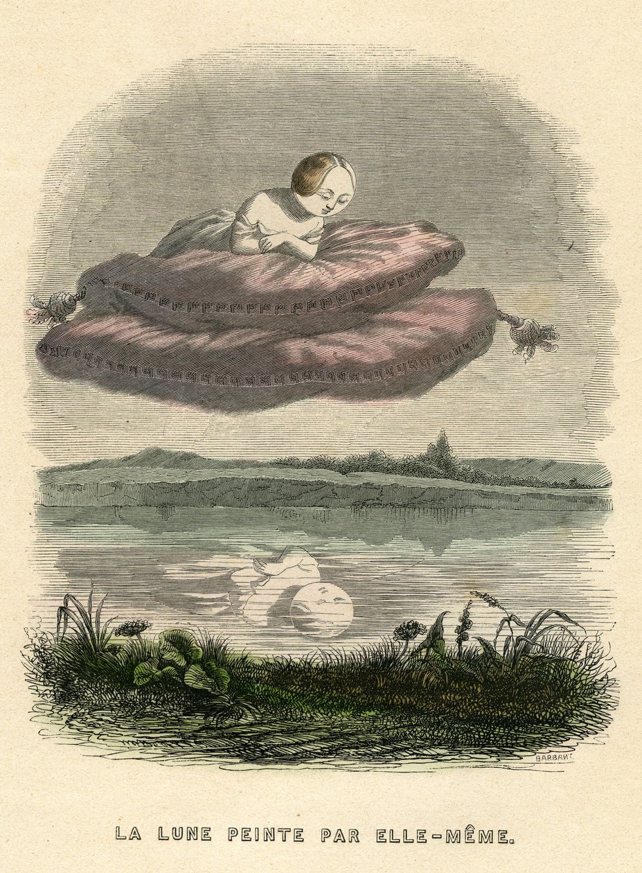 Illusztráció Henri Fournier "Un Autre Monde" című regényéhez. alkotó: Grandville (1803 47)