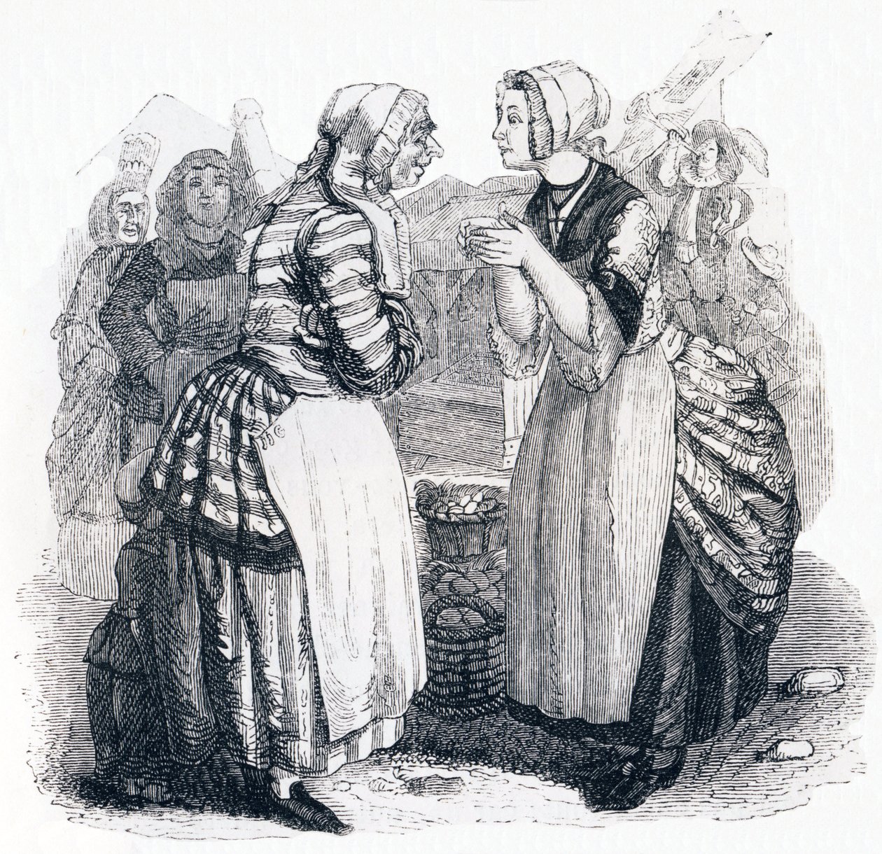 A nők és a titok – La Fontaine meséi alkotó: Grandville