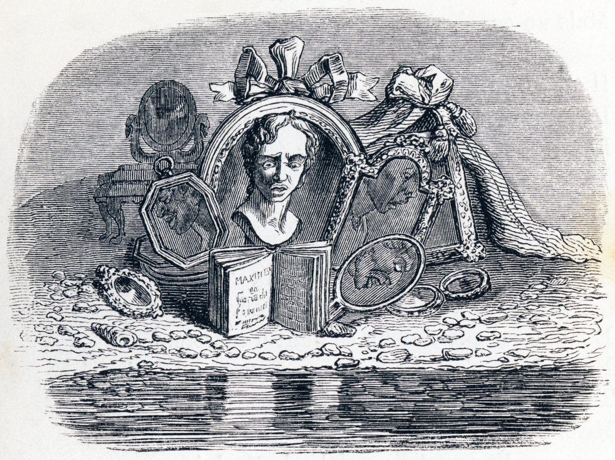 (A férfi és az arca) alkotó: Grandville