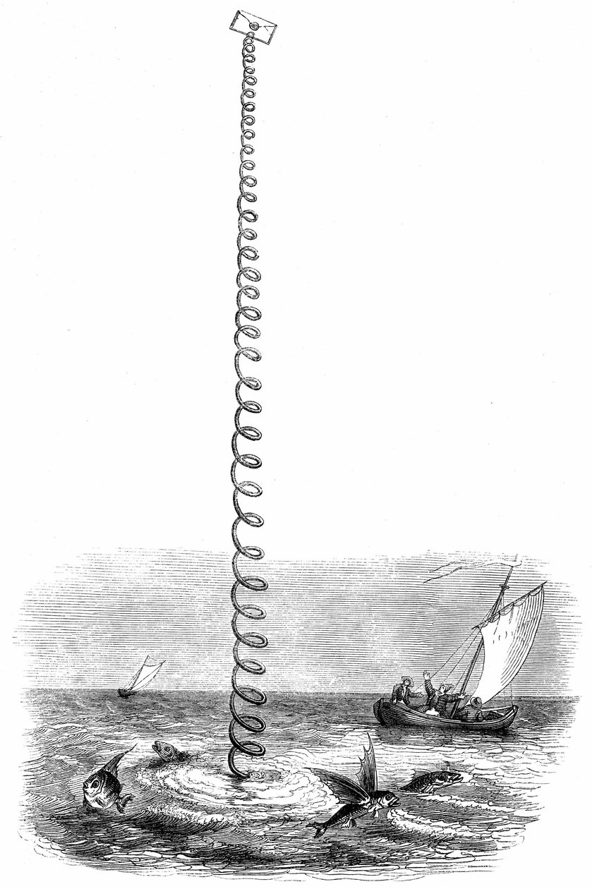 Illusztráció Henri Fournier "Un Autre Monde" című regényéhez. alkotó: Grandville (1803 47)