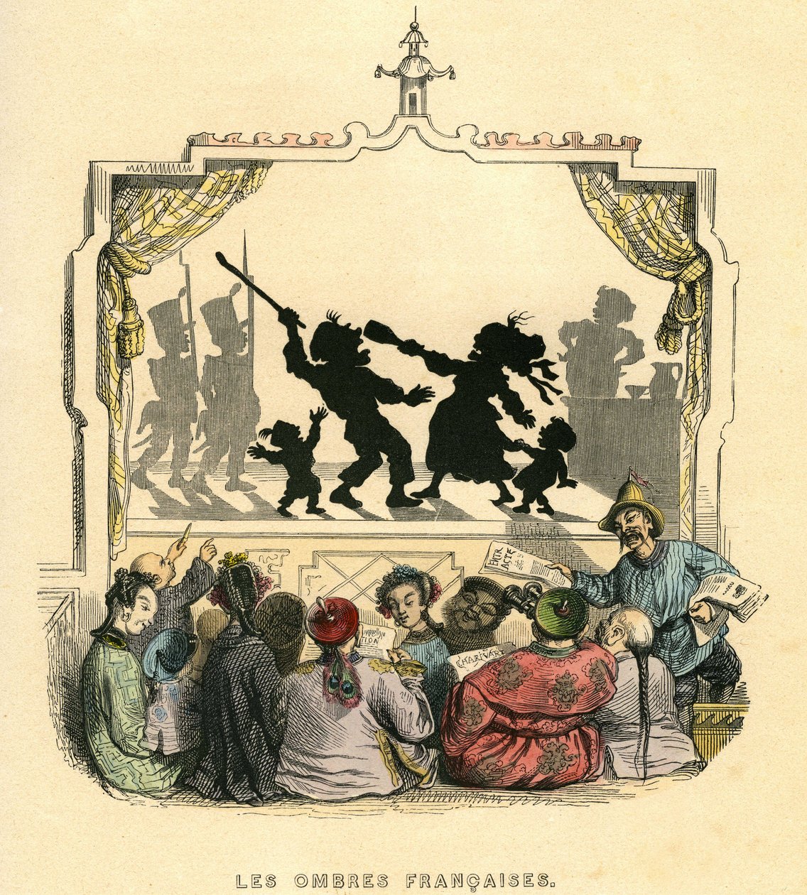 Illusztráció Henri Fournier "Un Autre Monde" című regényéhez. alkotó: Grandville (1803 47)