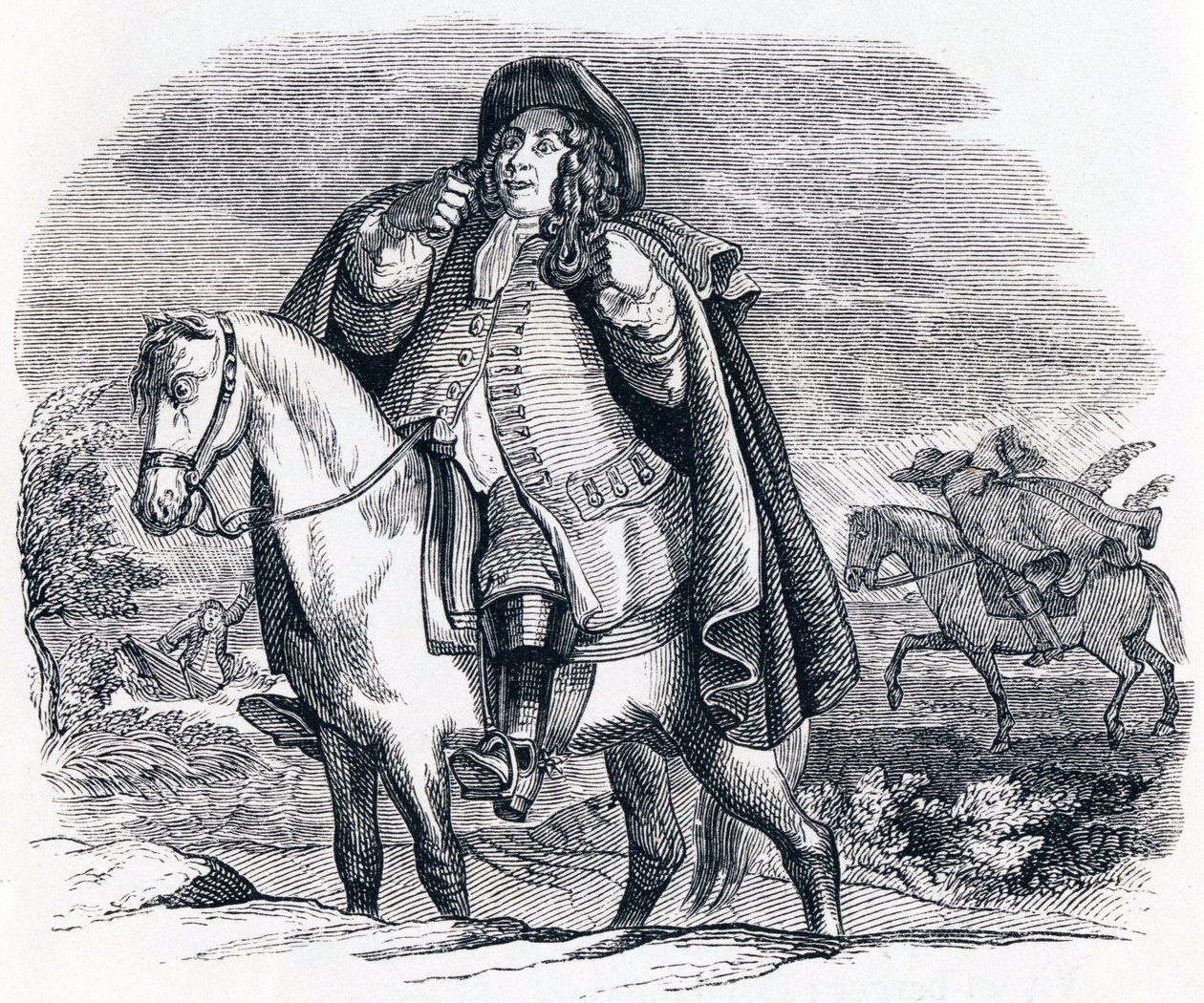 Phebus és Boree – La Fontaine meséi alkotó: Grandville
