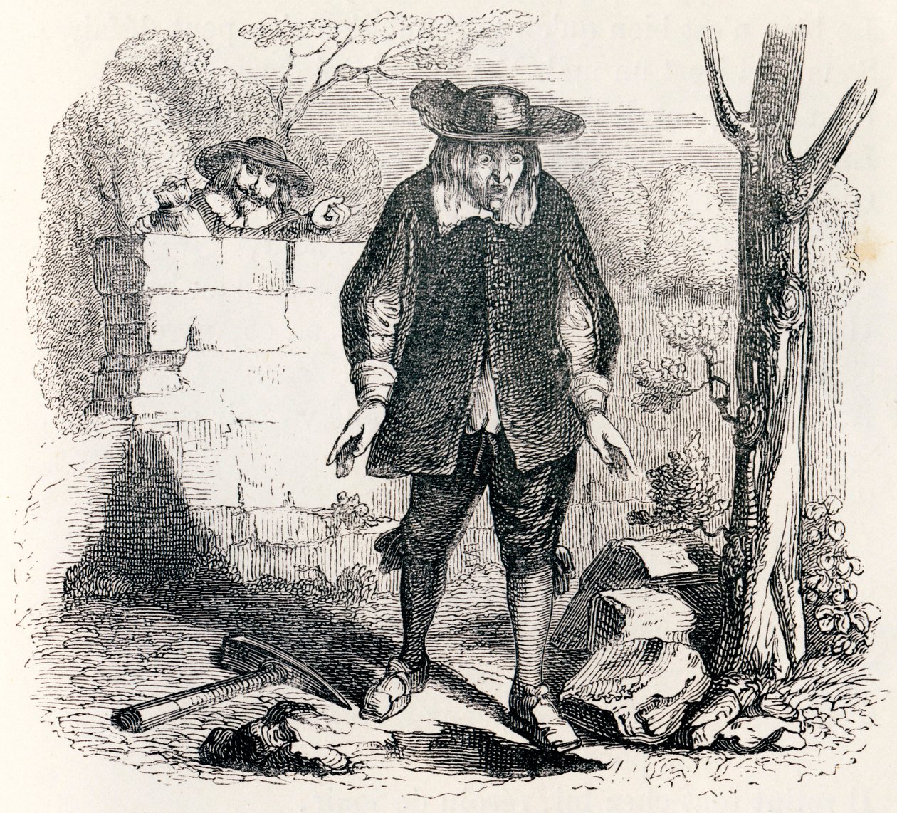 Az égő és kompere - La Fontaine meséi alkotó: Grandville