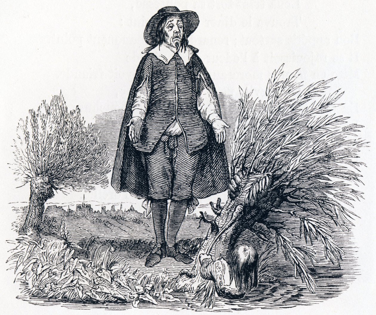 A gyerek és a tanár – La Fontaine meséi alkotó: Grandville