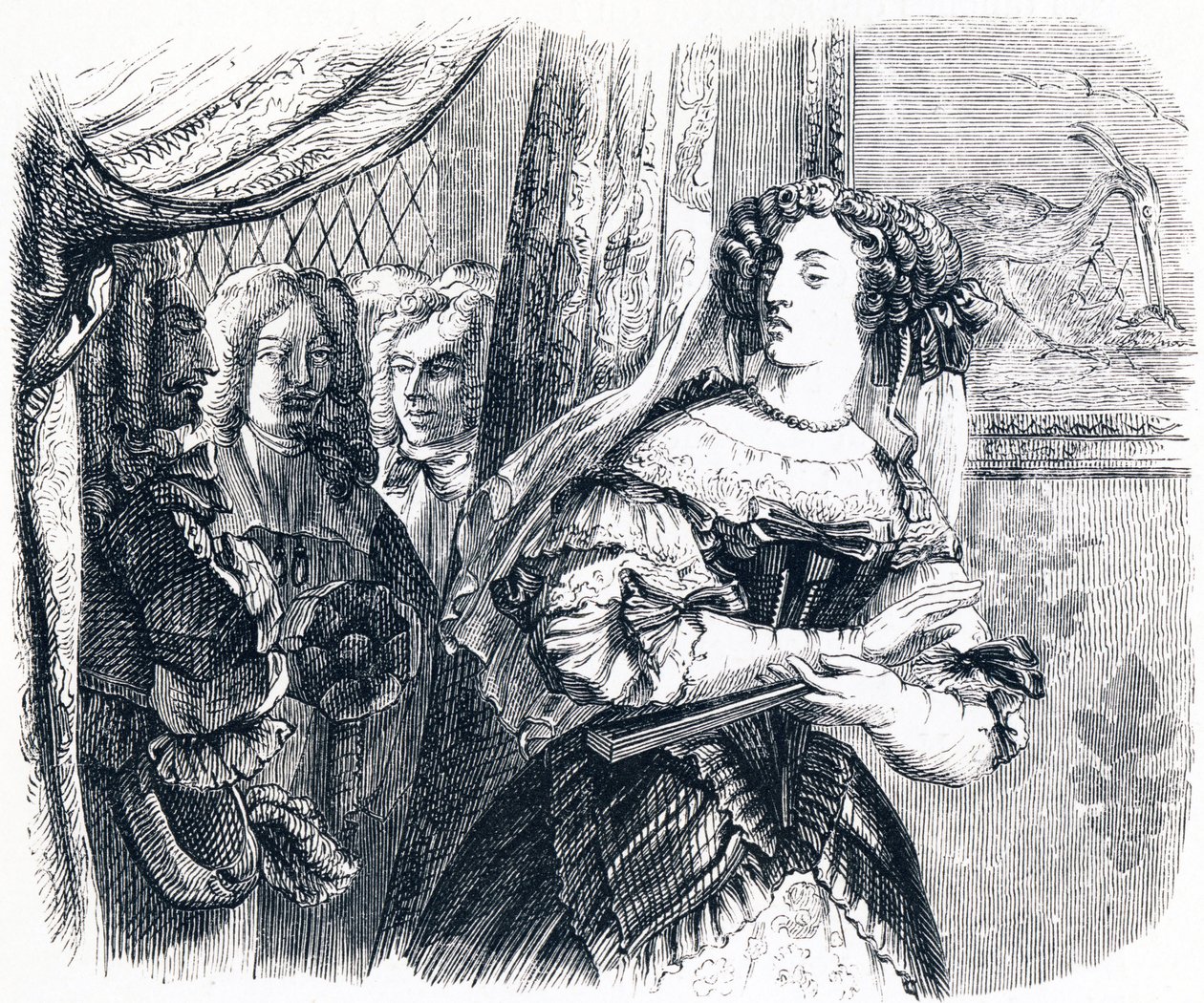 A lány – La Fontaine meséi alkotó: Grandville