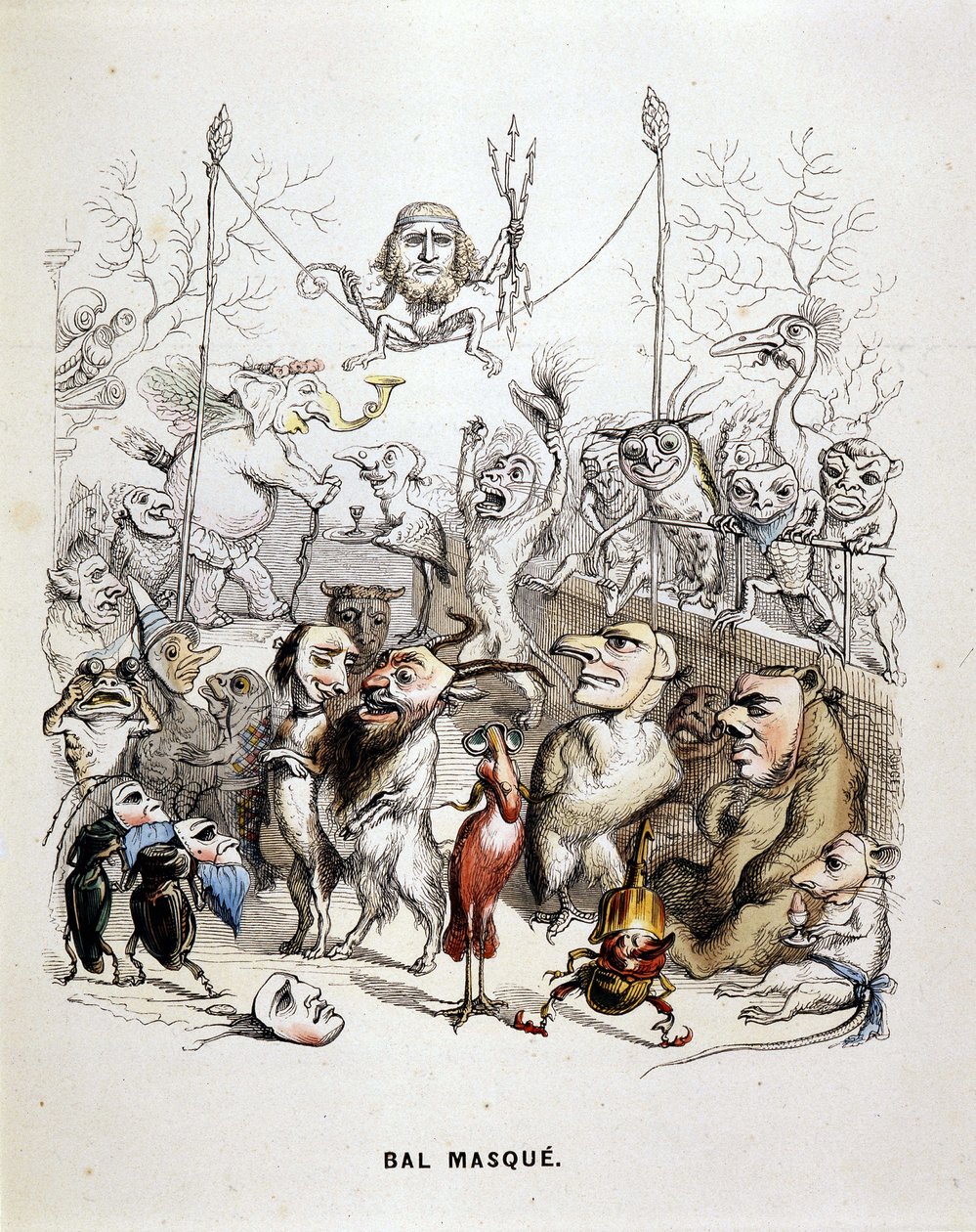 Az állatok álarcos bálja – Grandville-től alkotó: Grandville