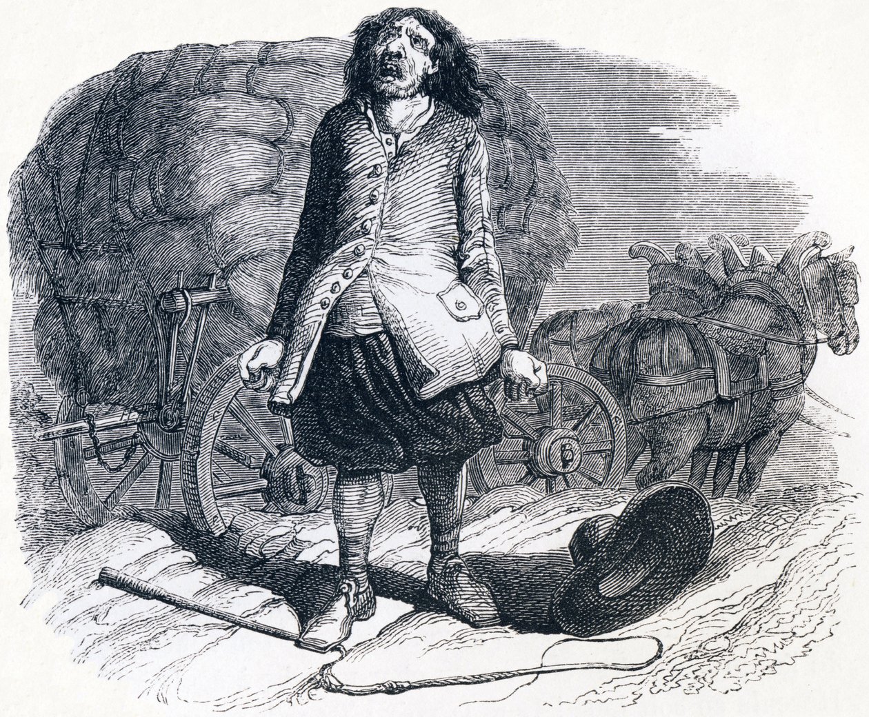 A sáros szekérgyártó – La Fontaine meséi alkotó: Grandville