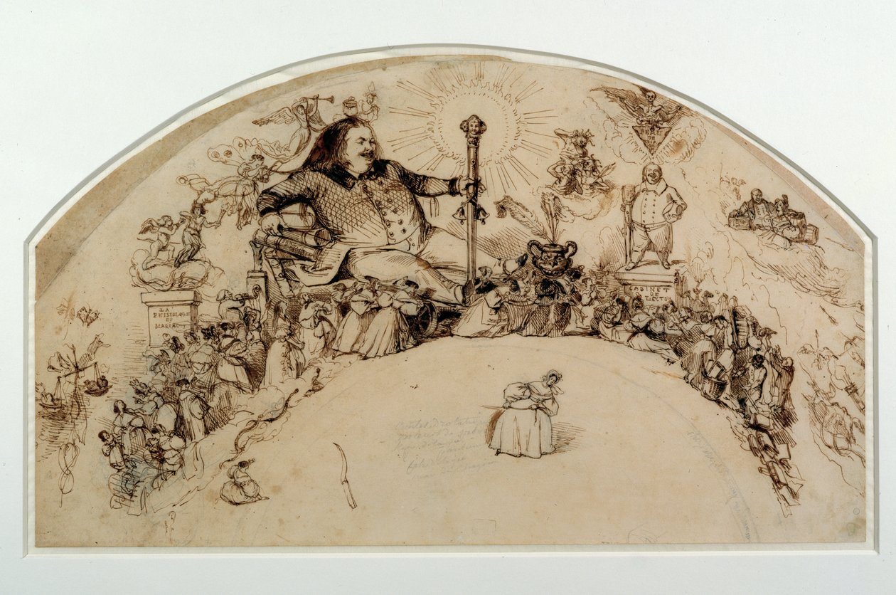 Honore de Balzac (1799-1850) regényeinek szereplői között, rajongóinak szánt design alkotó: Grandville