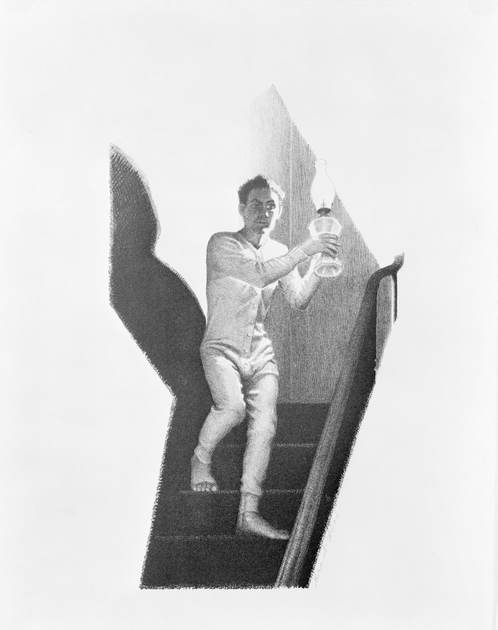 Éjféli riasztás alkotó: Grant Wood