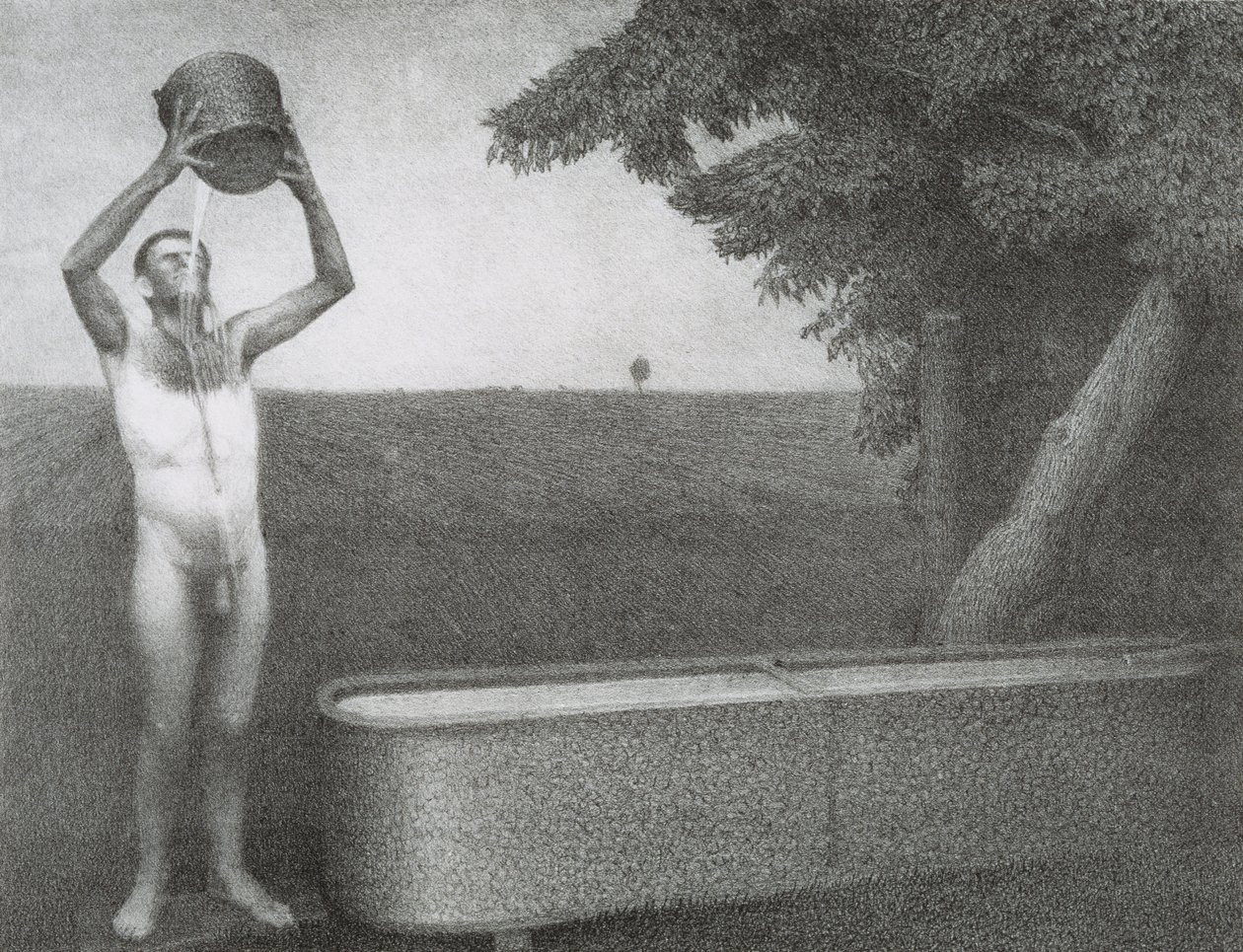 Fülledt éjszaka, 1939 alkotó: Grant Wood