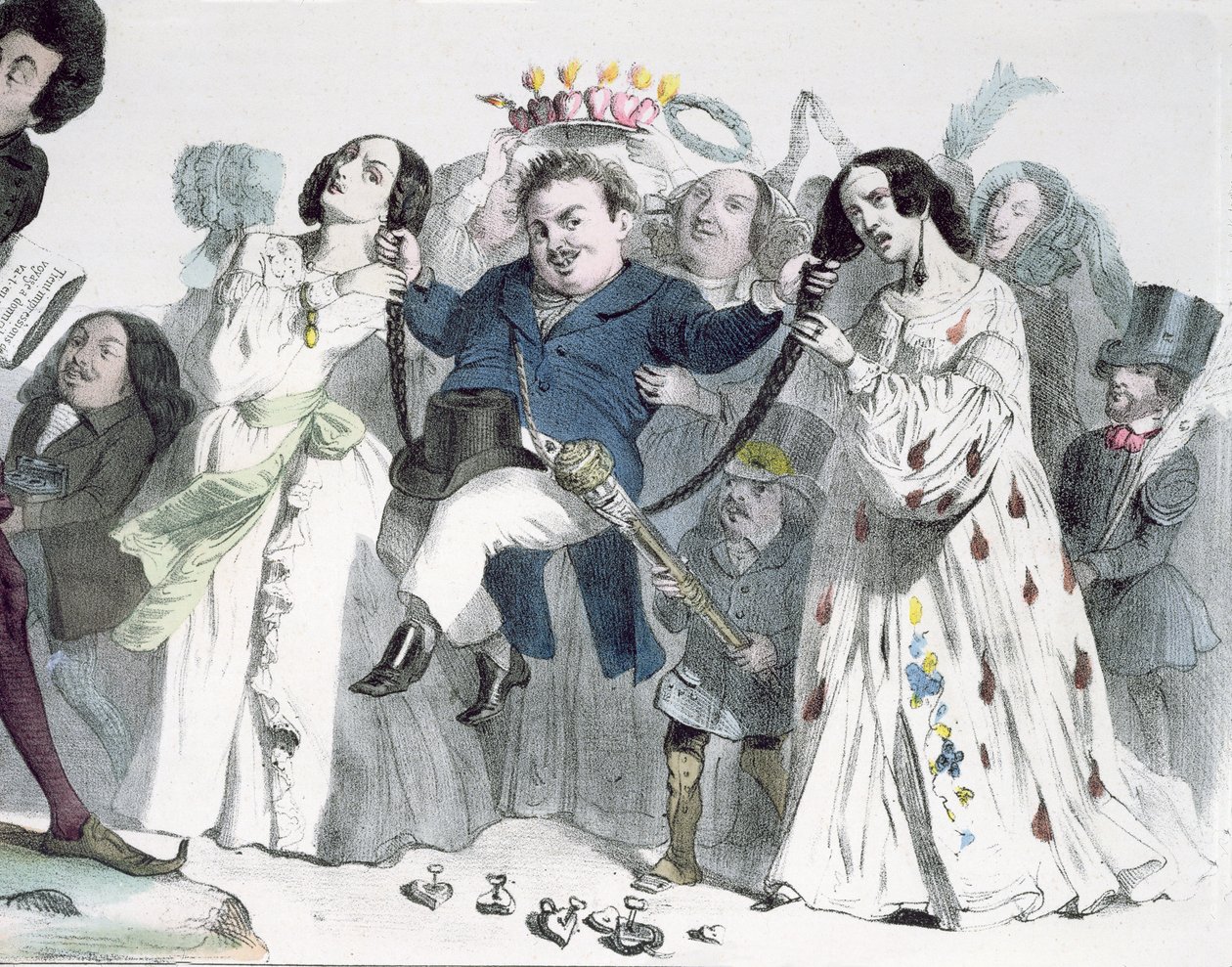 Honore de Balzac karikatúrája (1799-1850) alkotó: Granville