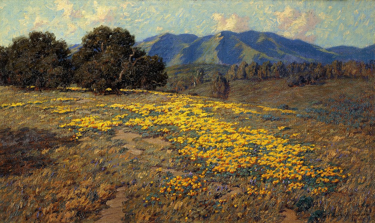 Kaliforniai pipacsok alkotó: Granville Redmond