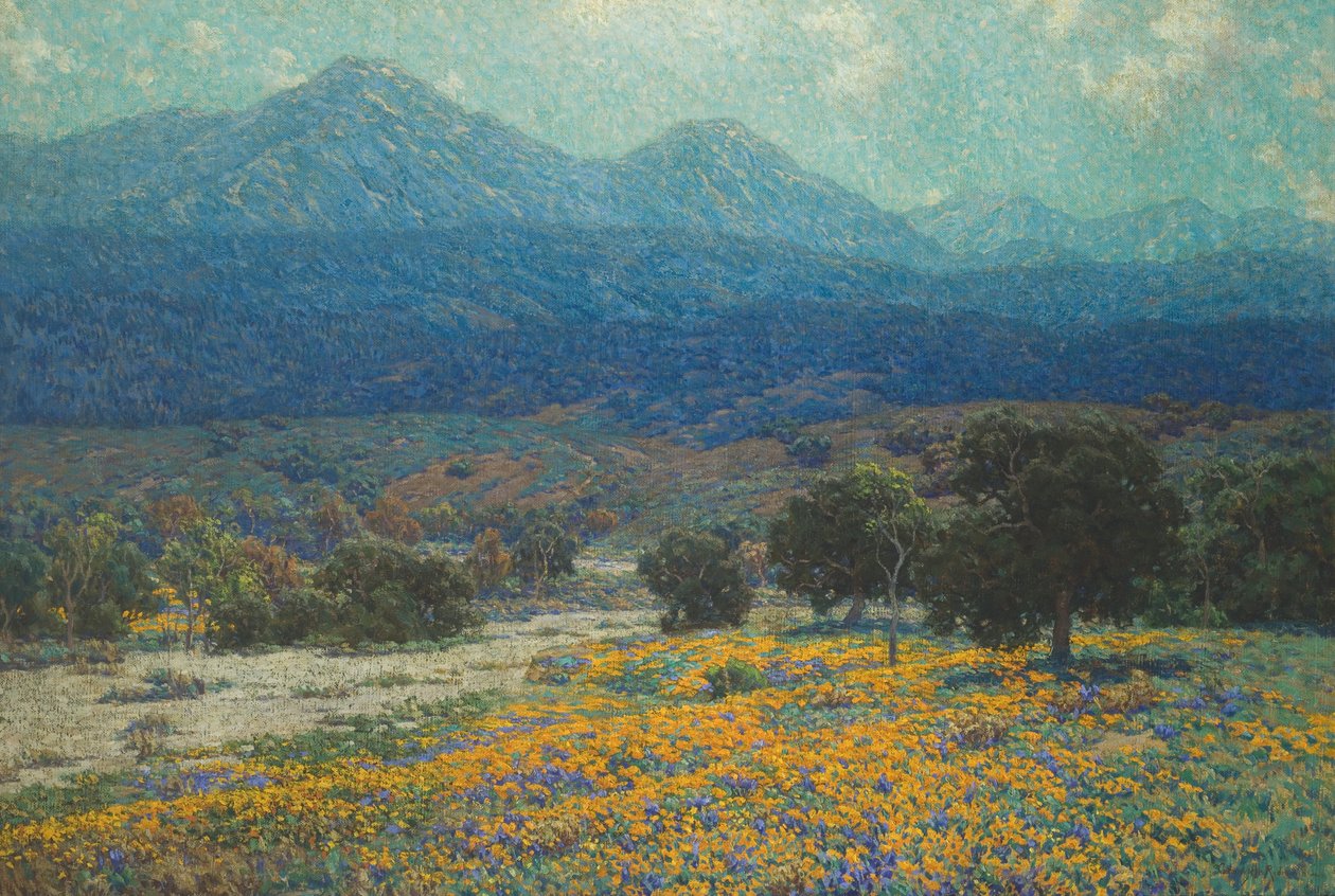 California Poppy Field, 1926 körül alkotó: Granville Redmond