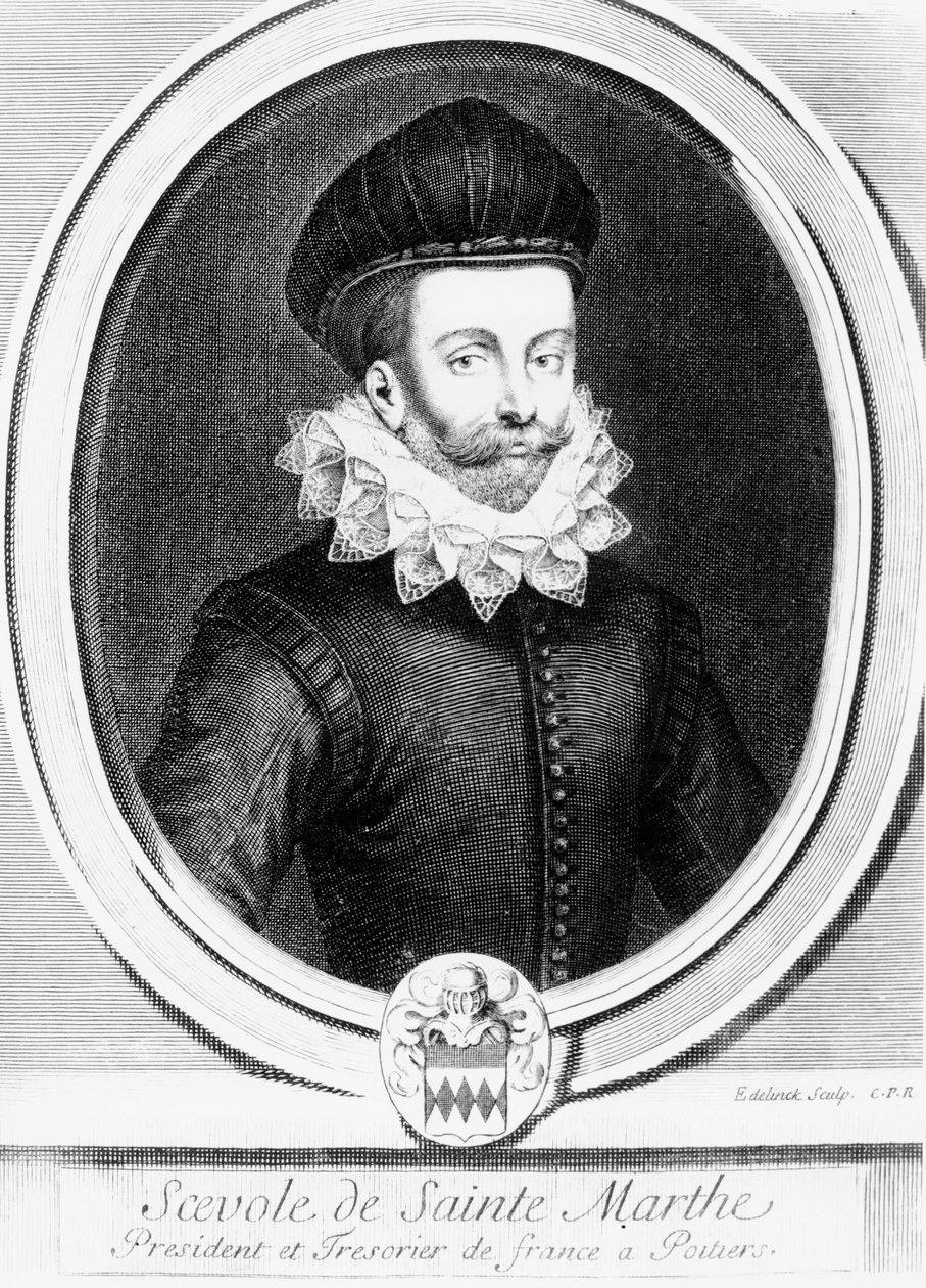 Scévole de Sainte-Marthe portréja alkotó: Gérard Edelinck