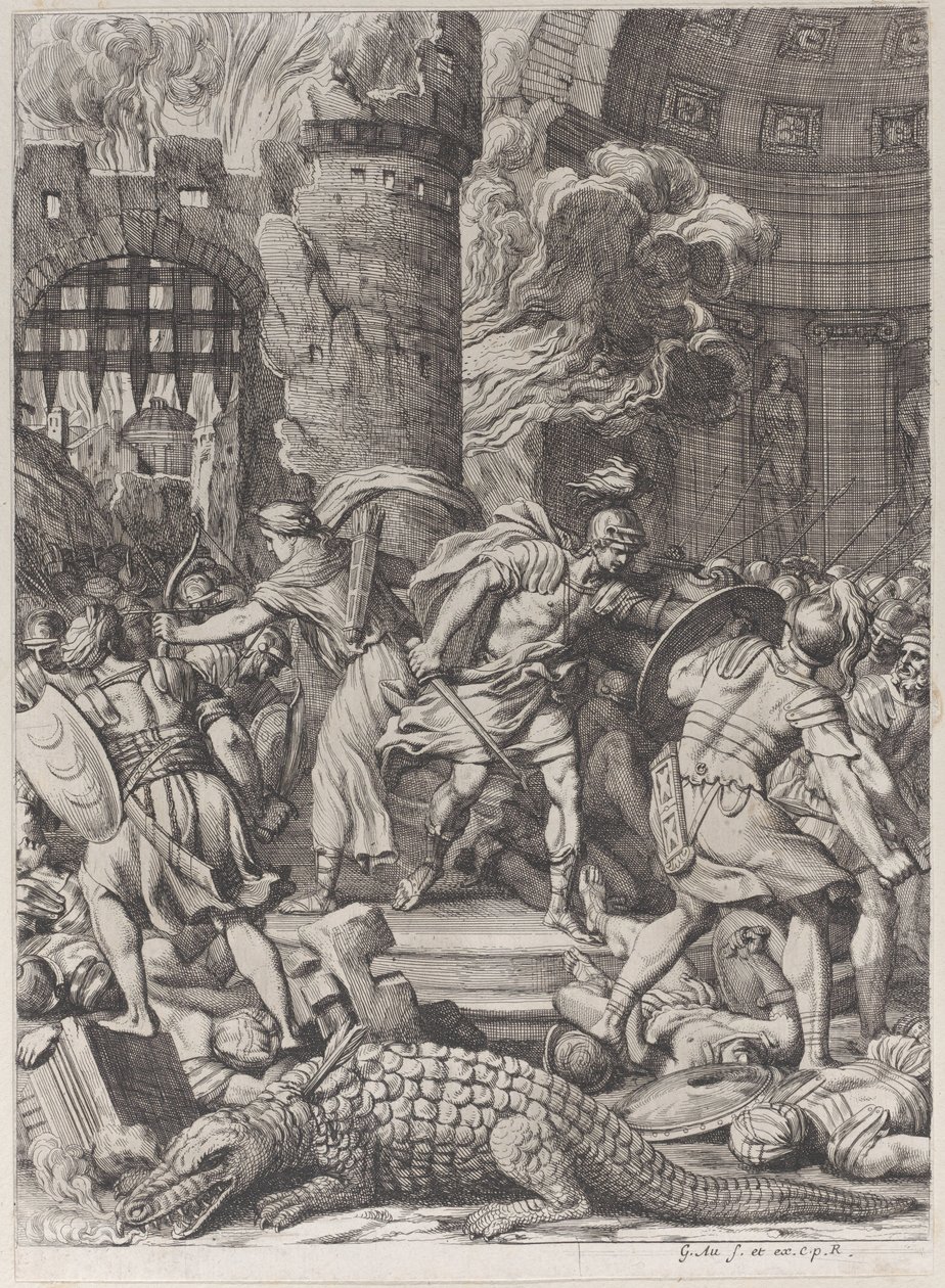 Alexandria bevétele, 1672-78. alkotó: Gérard Audran