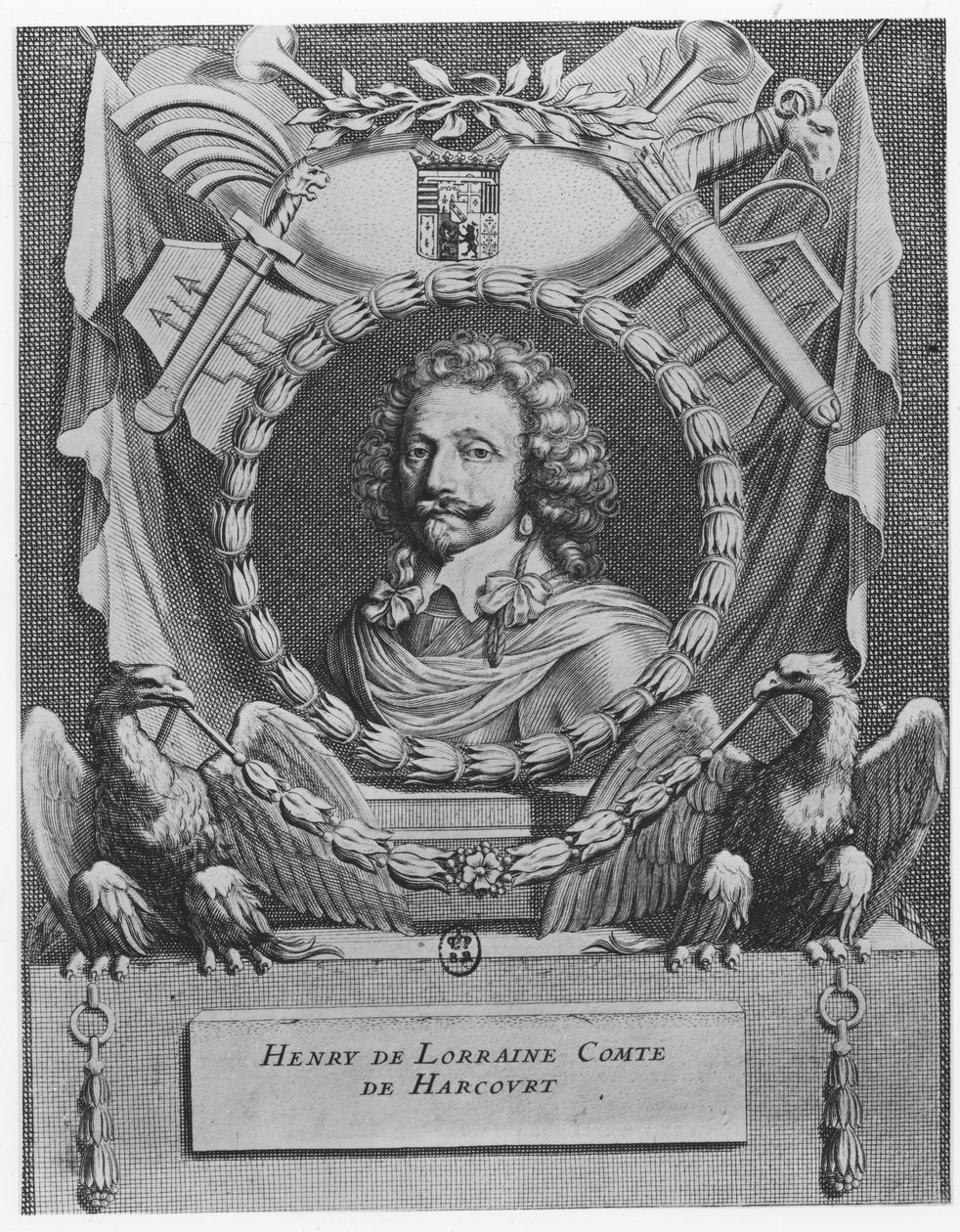 Henri de Lorraine, Harcourt grófja alkotó: Gérard Edelinck