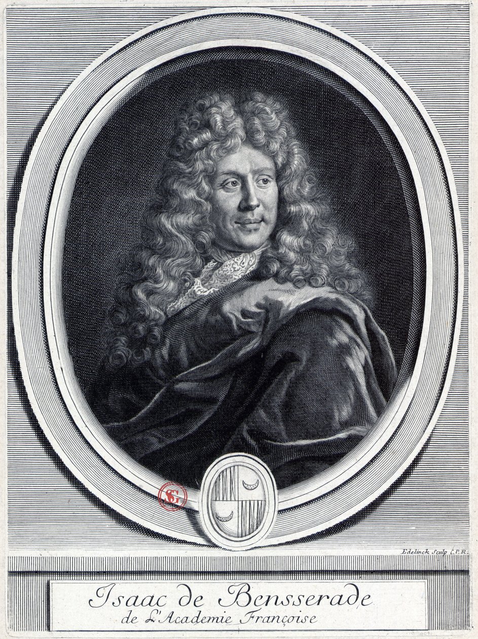 Isaac de Bensserade az Académie Françoise-tól alkotó: Gérard Edelinck