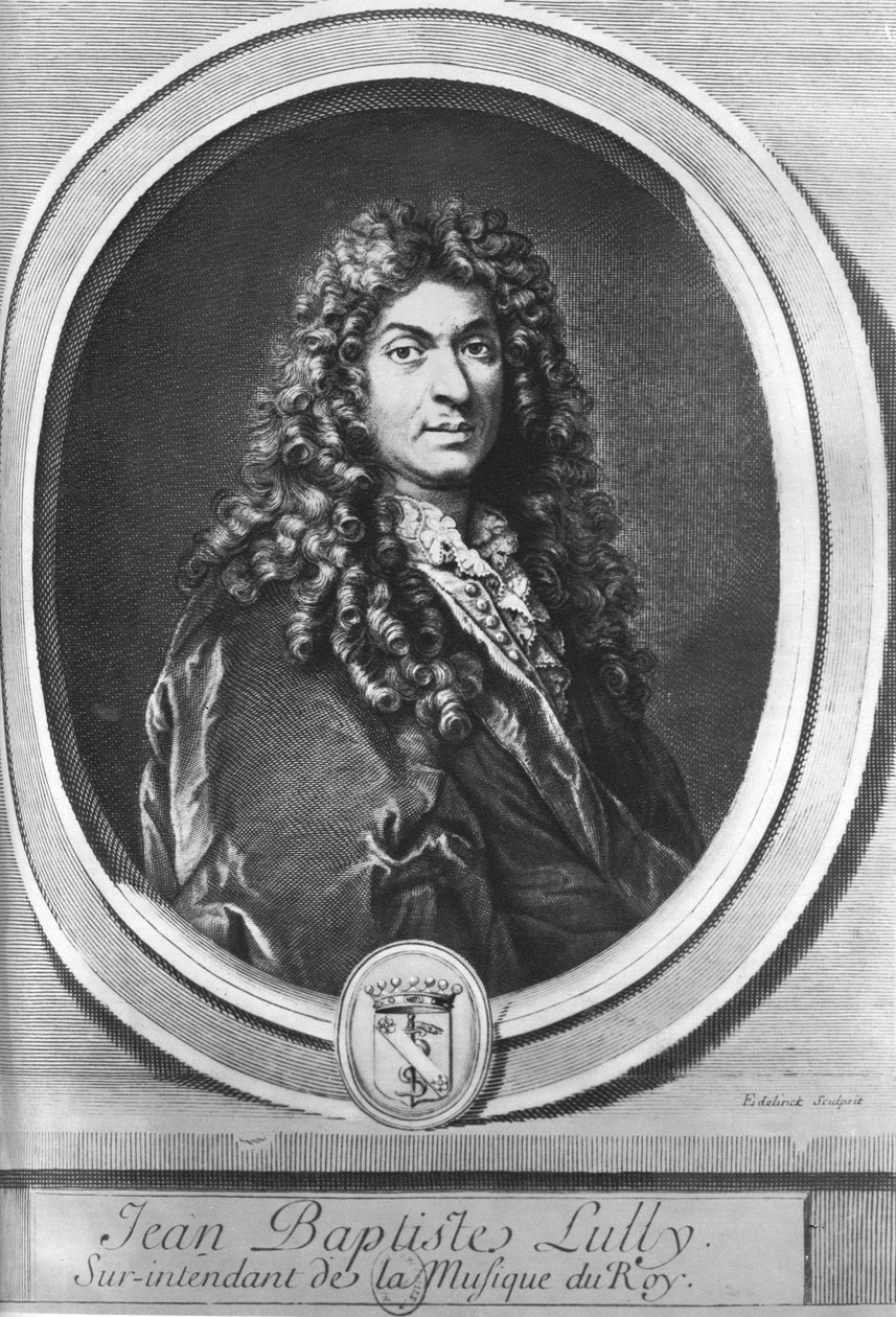 Jean-Baptiste Lully, firenzei születésű francia zeneszerző alkotó: Gérard Edelinck