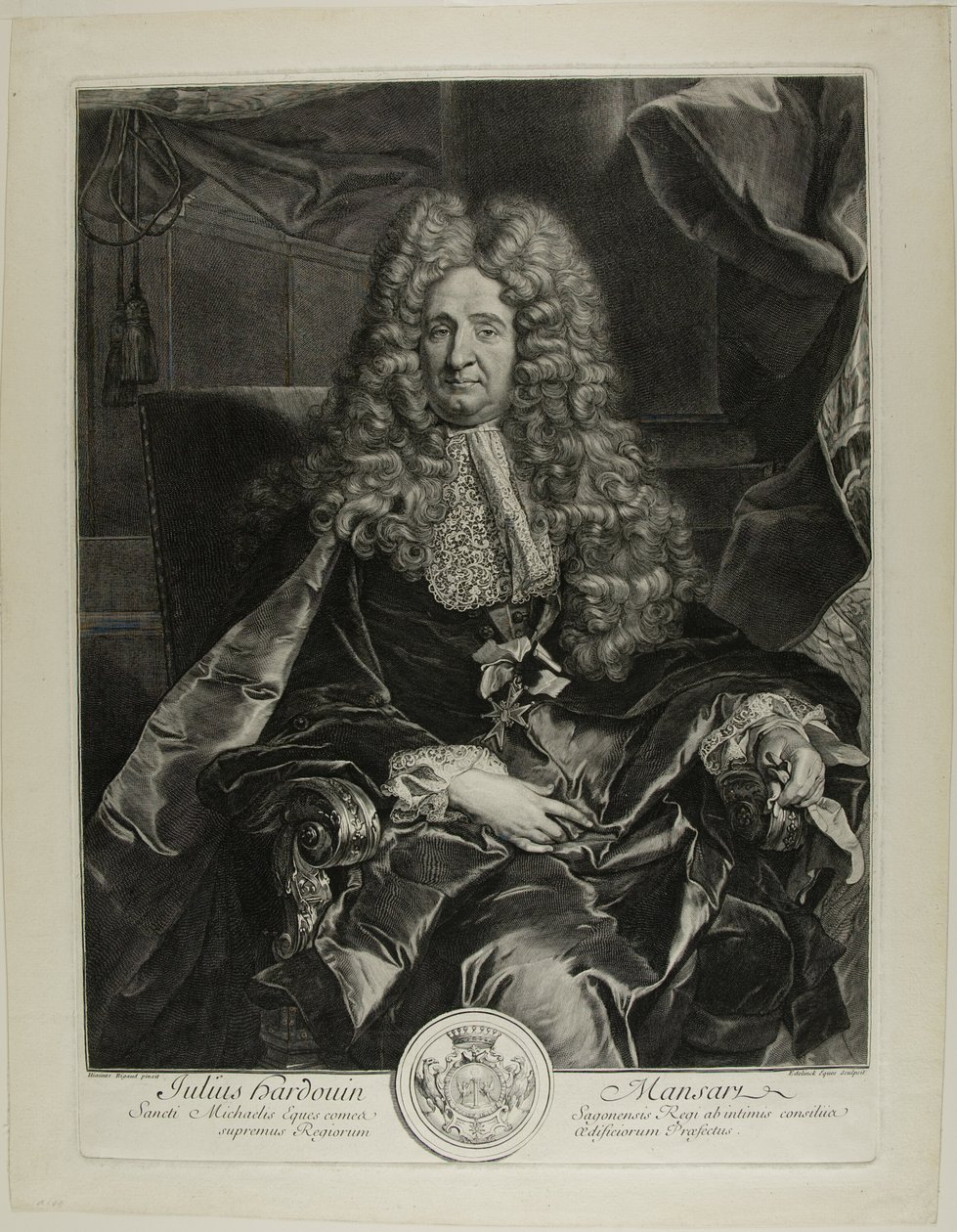 Jules Hardouin-Mansart alkotó: Gérard Edelinck