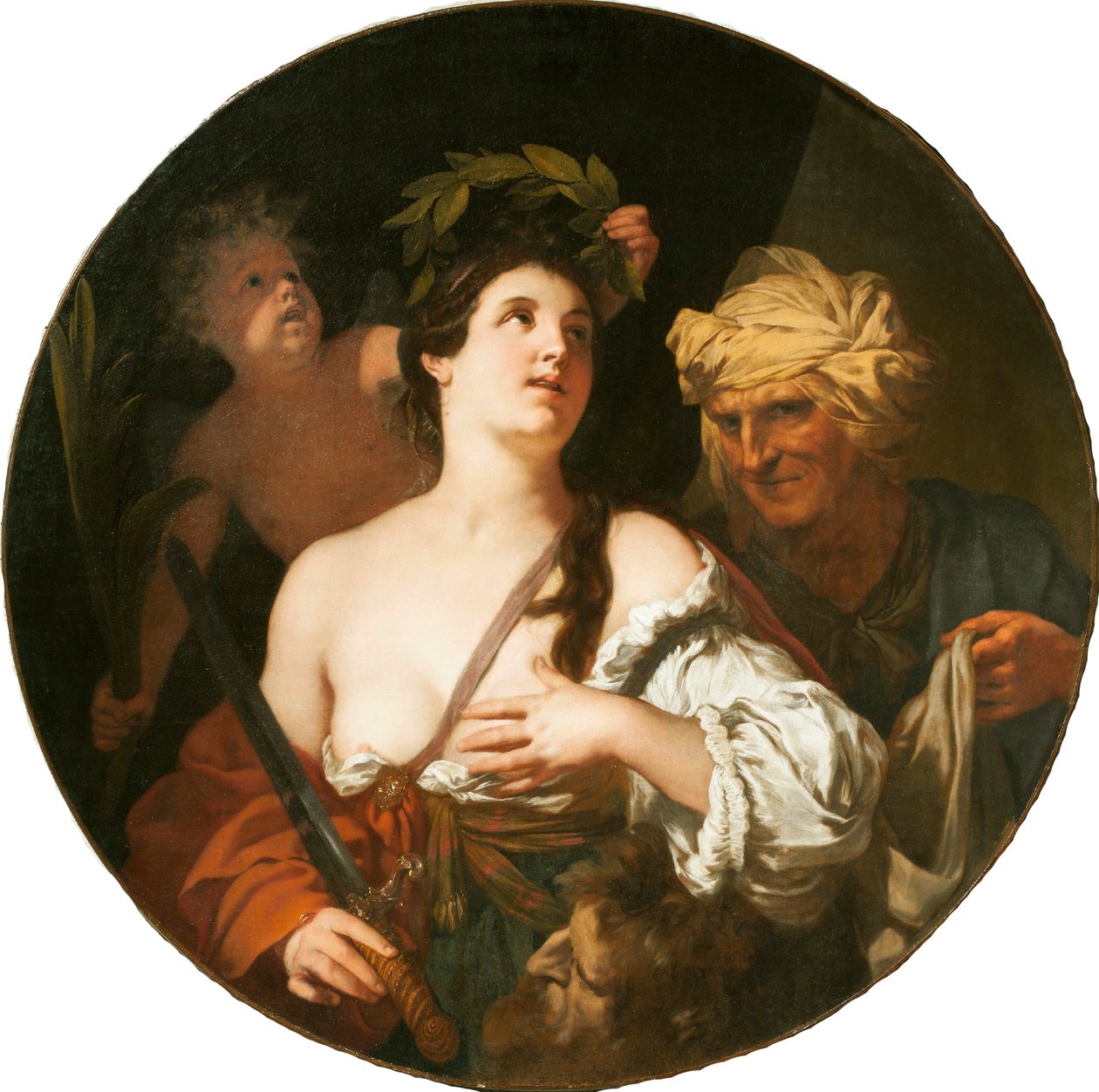 Judit a Holofernész fejével, 1687. alkotó: Gerard de Lairesse