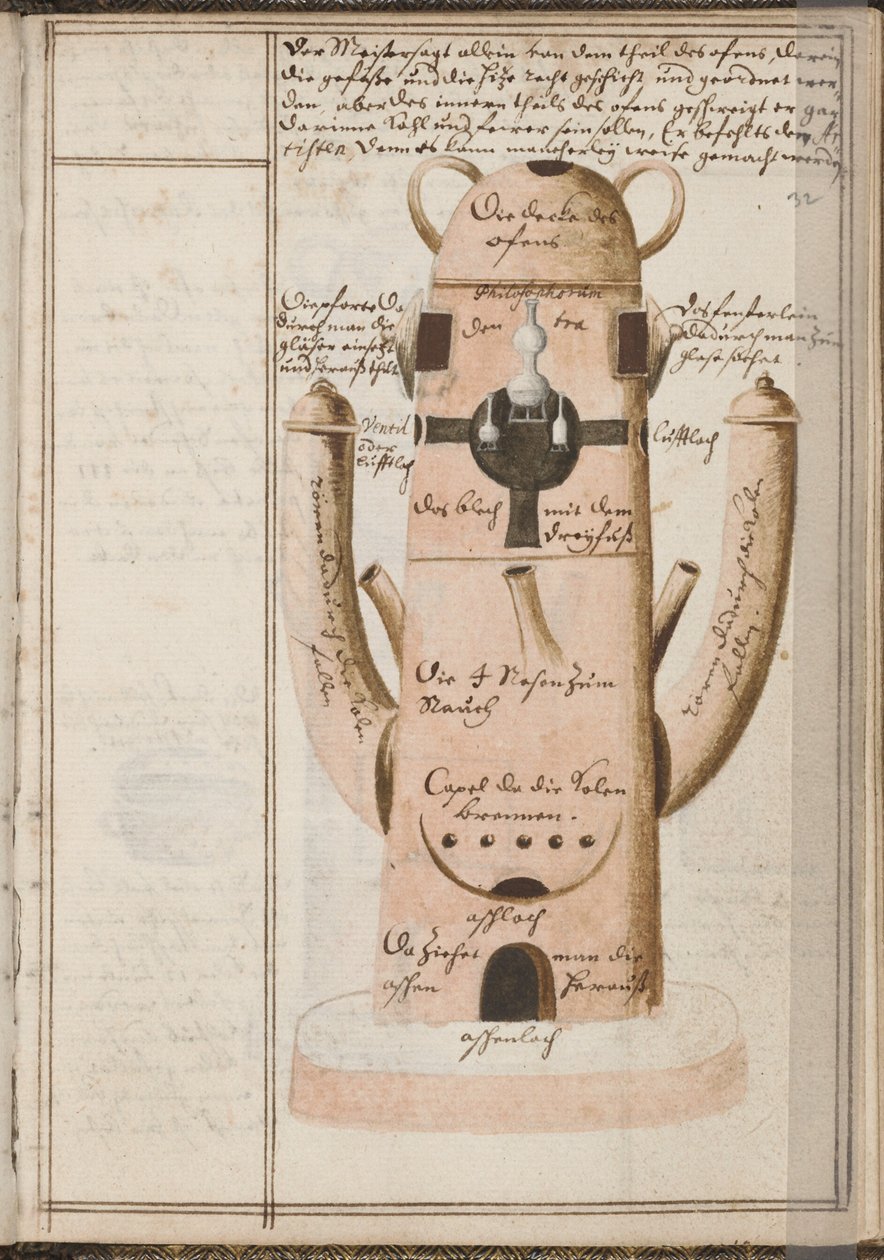 Alkímiai jegyzetfüzet, c. 1620 alkotó: Grasshoff