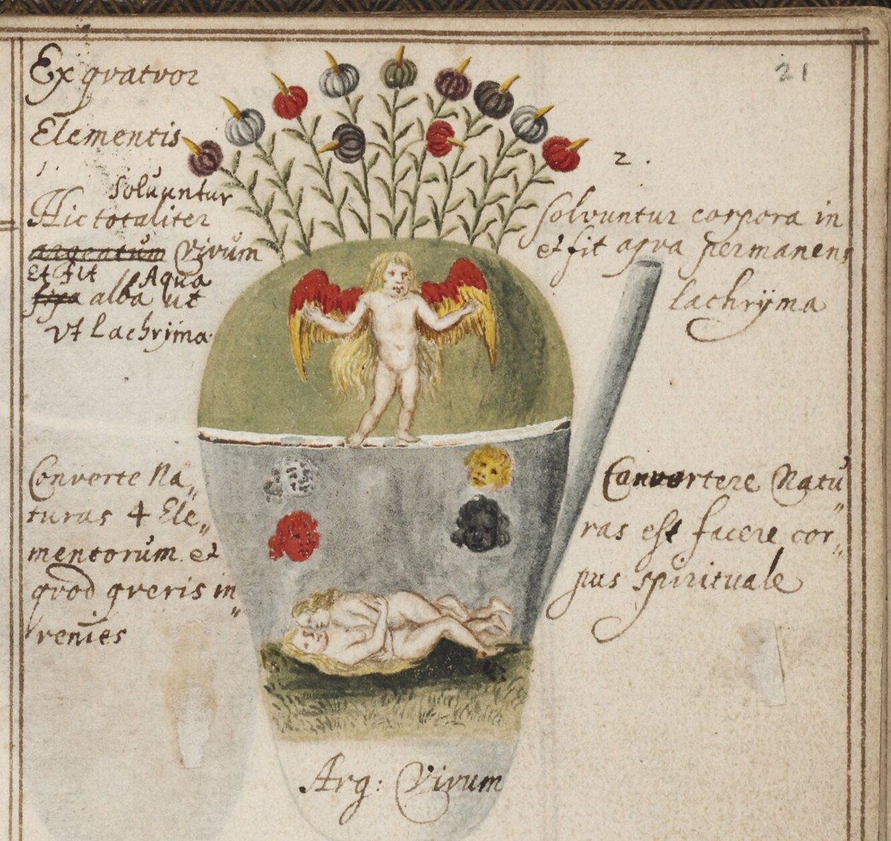 Alkímiai jegyzetfüzet, c. 1620 alkotó: Grasshoff