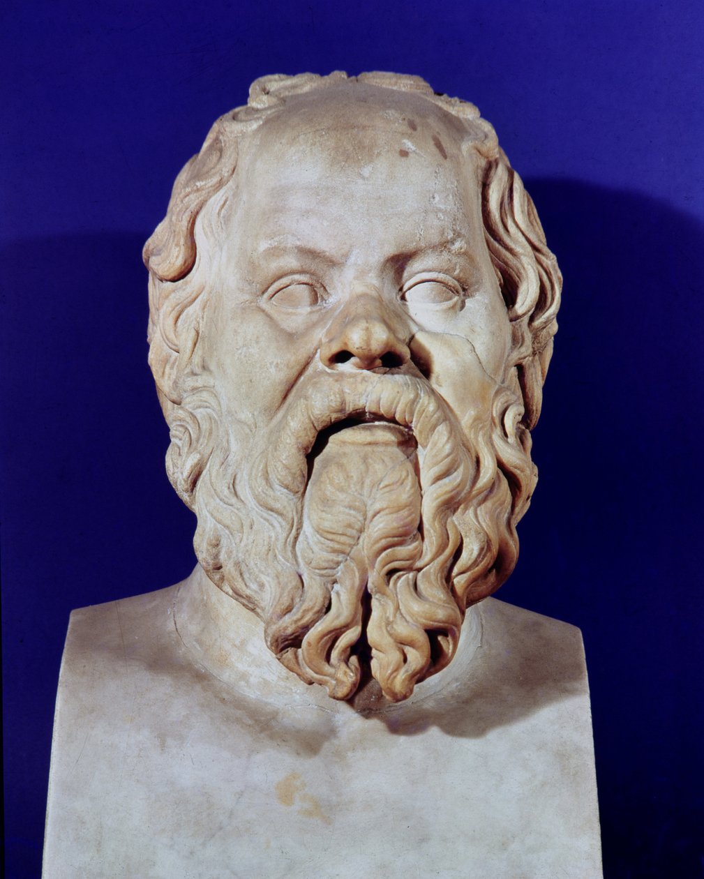 Szókratész mellszobra (i.e. 470-399) alkotó: Greco Roman