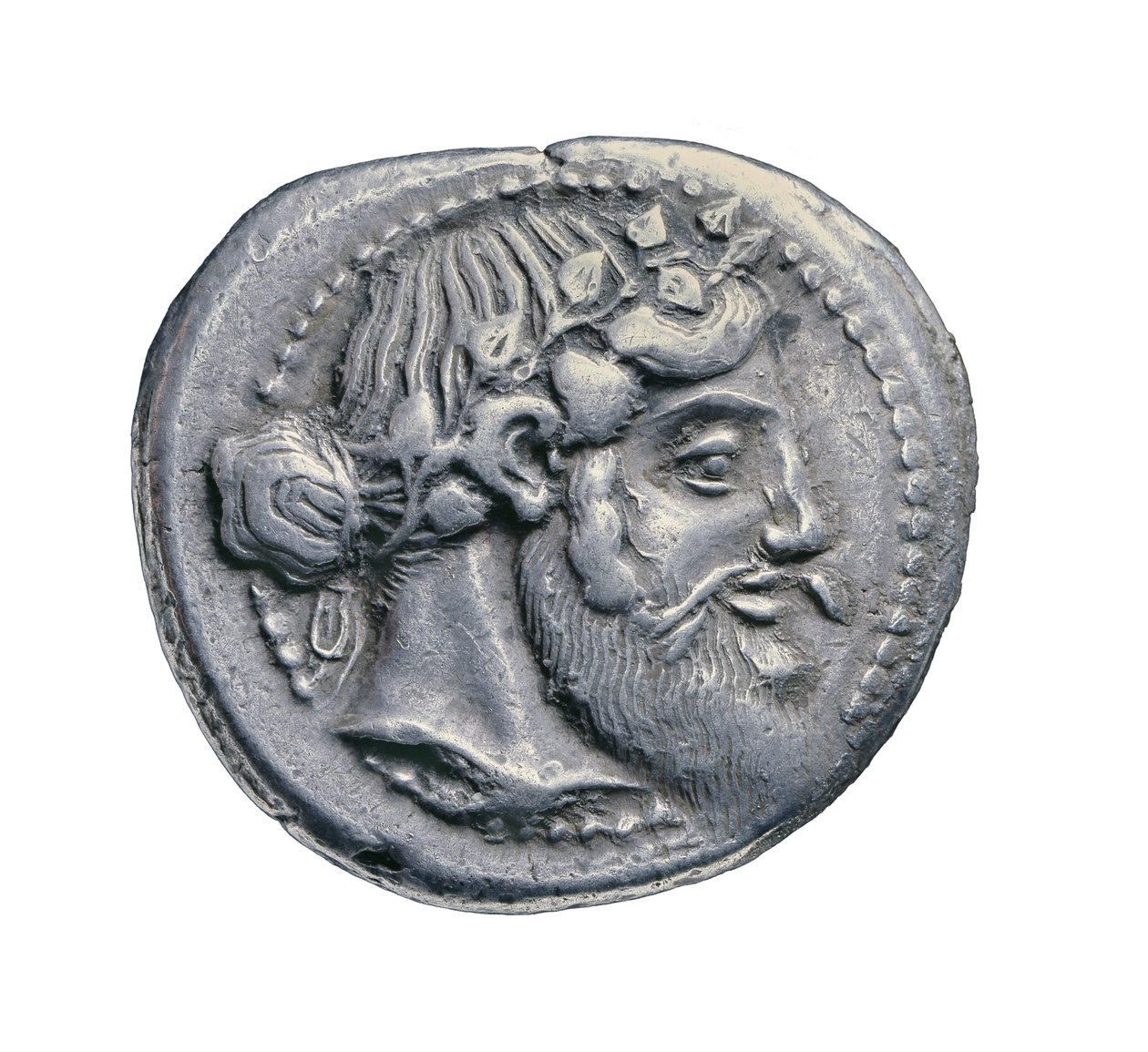 Ókori görög ezüst érme Naxustól, ie 460 (ezüst) alkotó: Greek