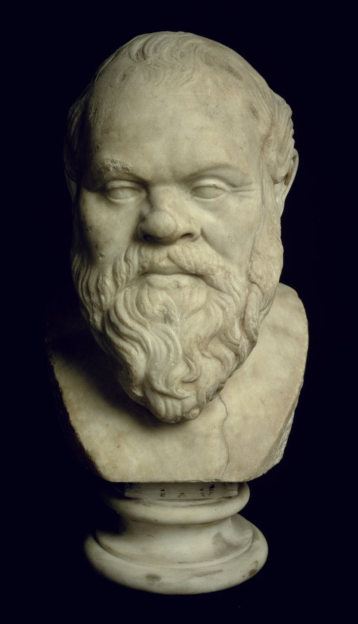 Szókratész mellszobra (i.e. 469-399) (márvány) (lásd még: 85228) alkotó: Greek