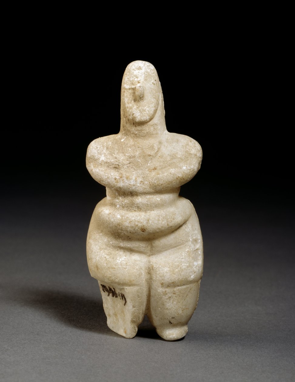 Kükládiai figura, Naxosz, Kr.e. 3000-2000 körül (márvány) alkotó: Greek